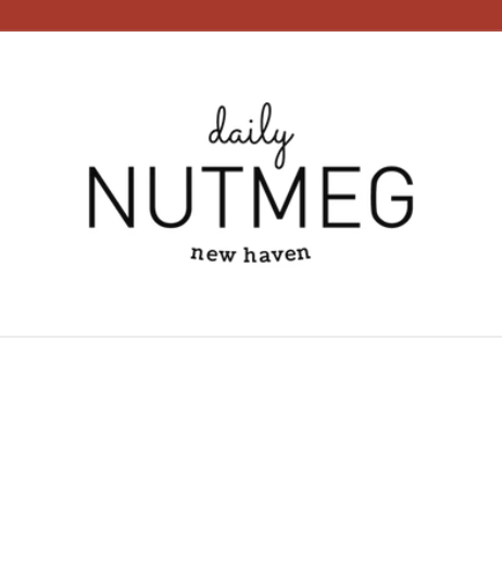 Logo for Daily Nutmeg, a publication from New Haven.