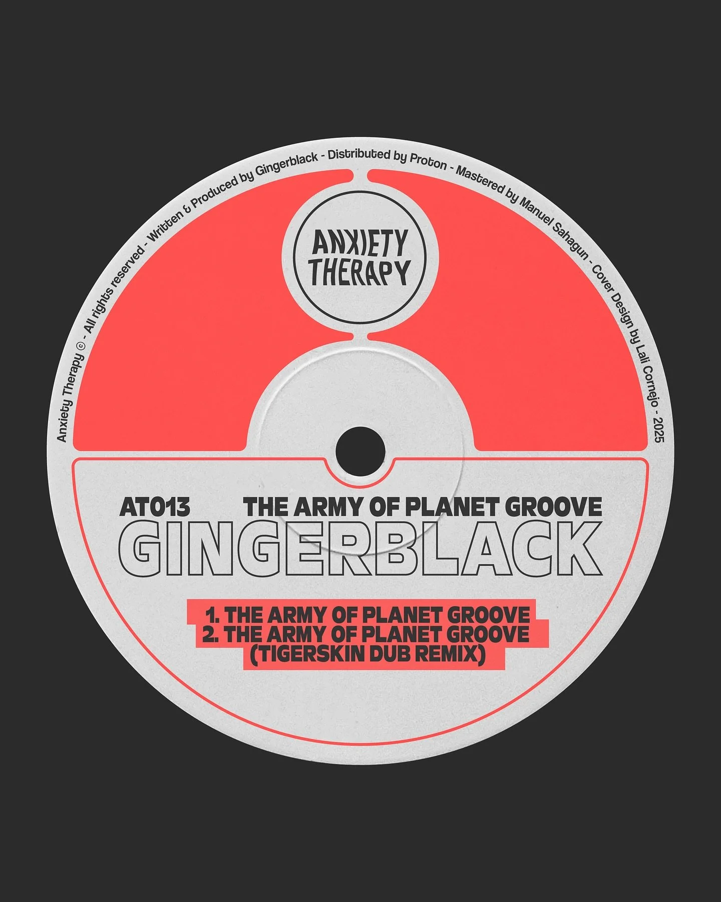 AT013 - The Army of Planet Groove 💿❤️

The next delivery in our catalog comes from Gingerblack, delivering an exquisite deep house cut infused with jazzy elements and a rolling groove.
On remix duties, none other than Tigerskin steps in with a premi