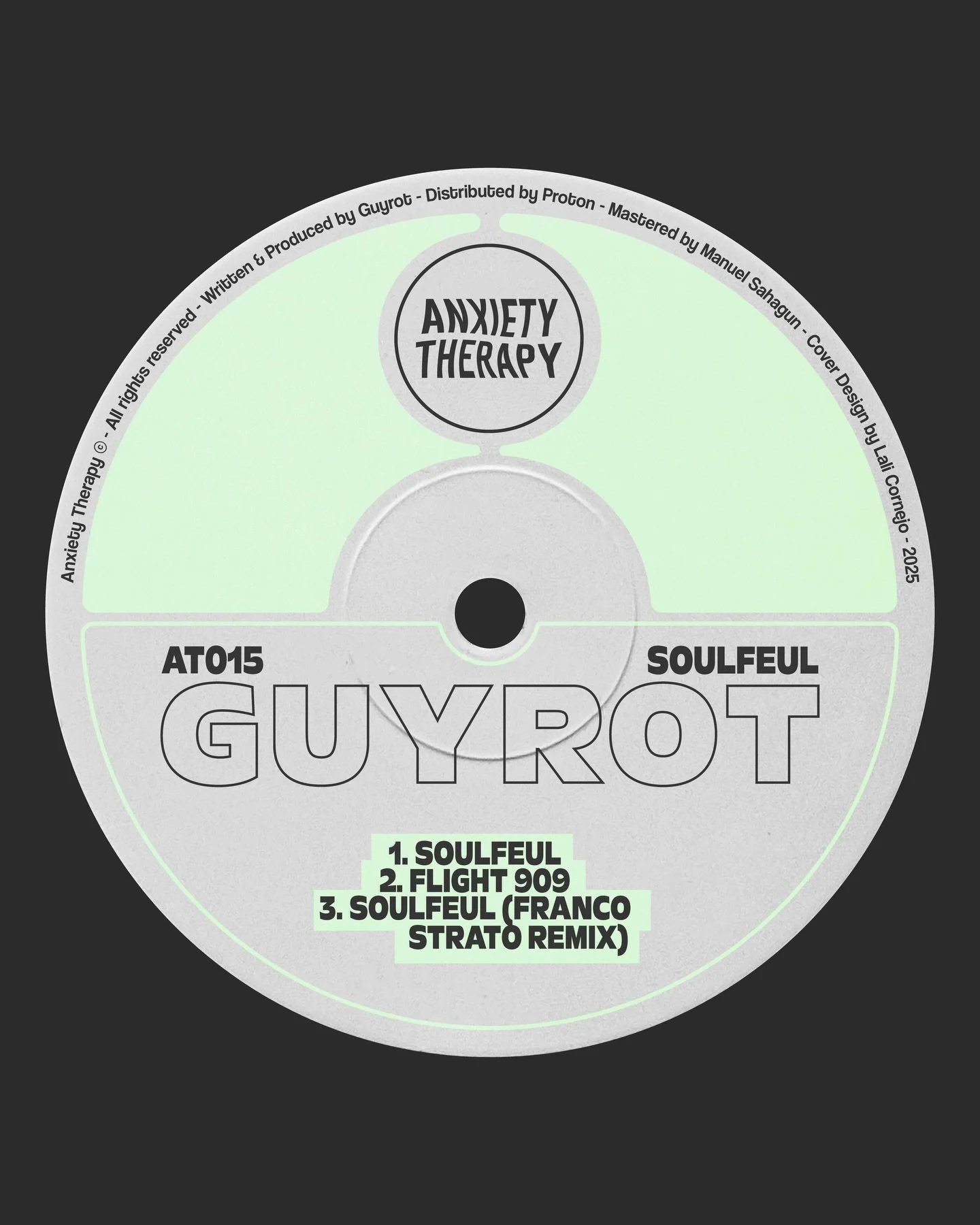 AT015 - Soulfeul 💿🤍

We close out a beautiful 2025 and get you ready for your end-of-year gigs with the solid debut of Guyrot, delivering two speedy housy cuts packed with deep chords and high-energy drive. 
Our longtime friend Franco Strato wraps 