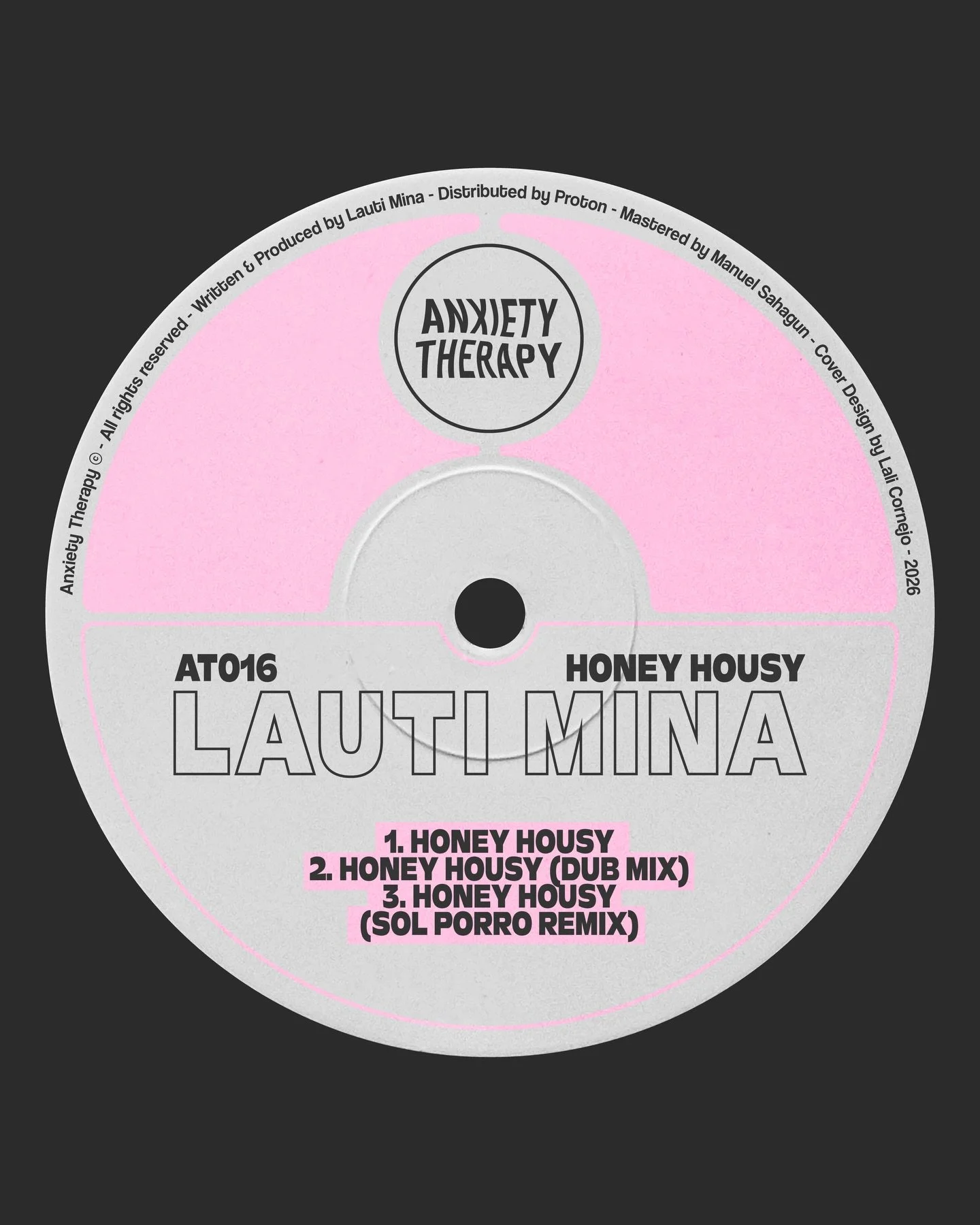 AT016 - Honey Housy 💿🩷

We kick off the year with a finest housy tune, delivered by renowned producer Lauti Mina, who continues elevating his sound after releases on Nervous, 44 Cupid, Urban Garden &amp; Key Records.
Sol Porro, making big waves in 