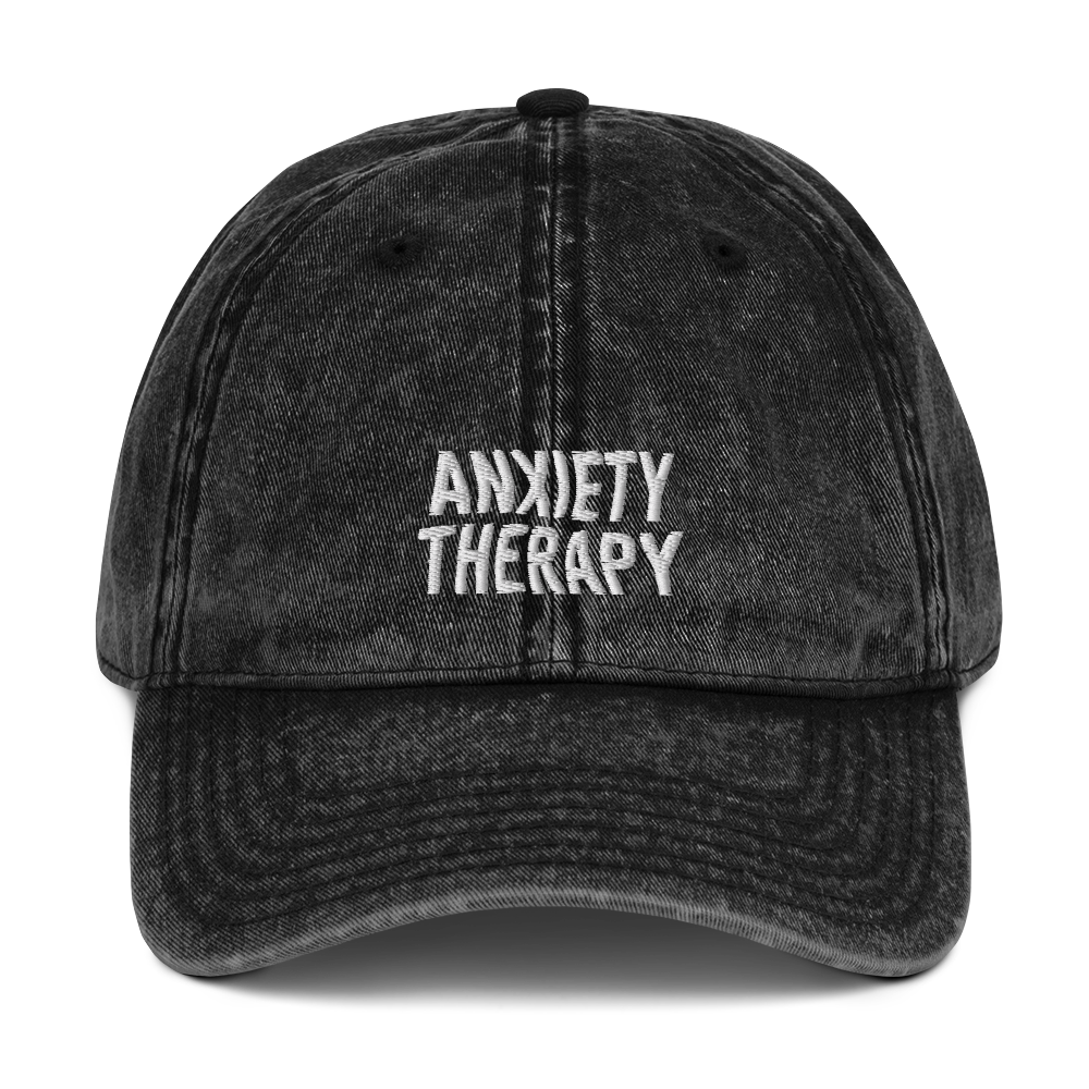 Anxiety Therapy Vintage Cap