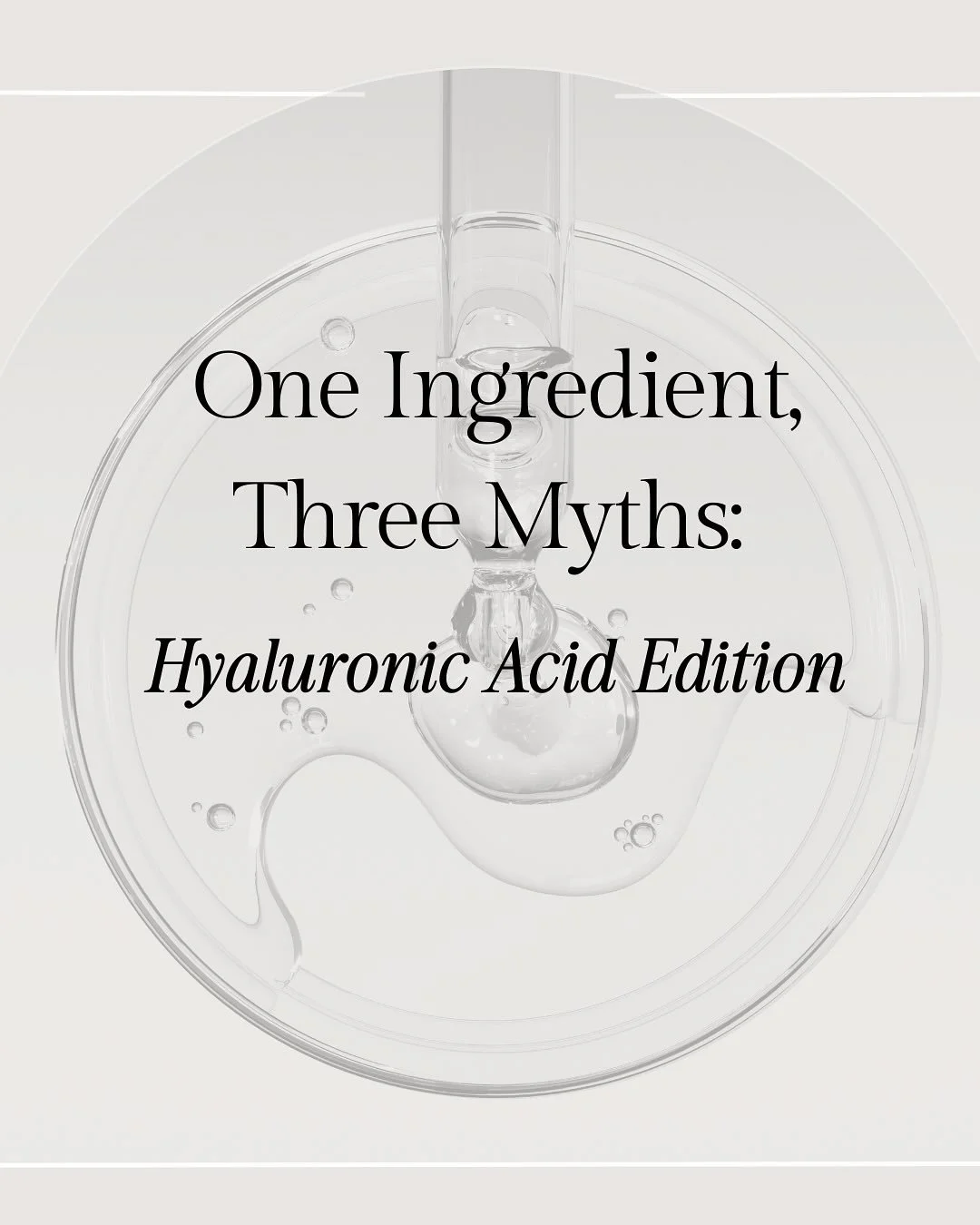 There&rsquo;s always mixed feelings about Hyaluronic acid out there 🤔

But I think used in the correct formula and in the correct way can make such a different for the skin 💙

Do you have any experience with Hyaluronic acid or what other ingredient