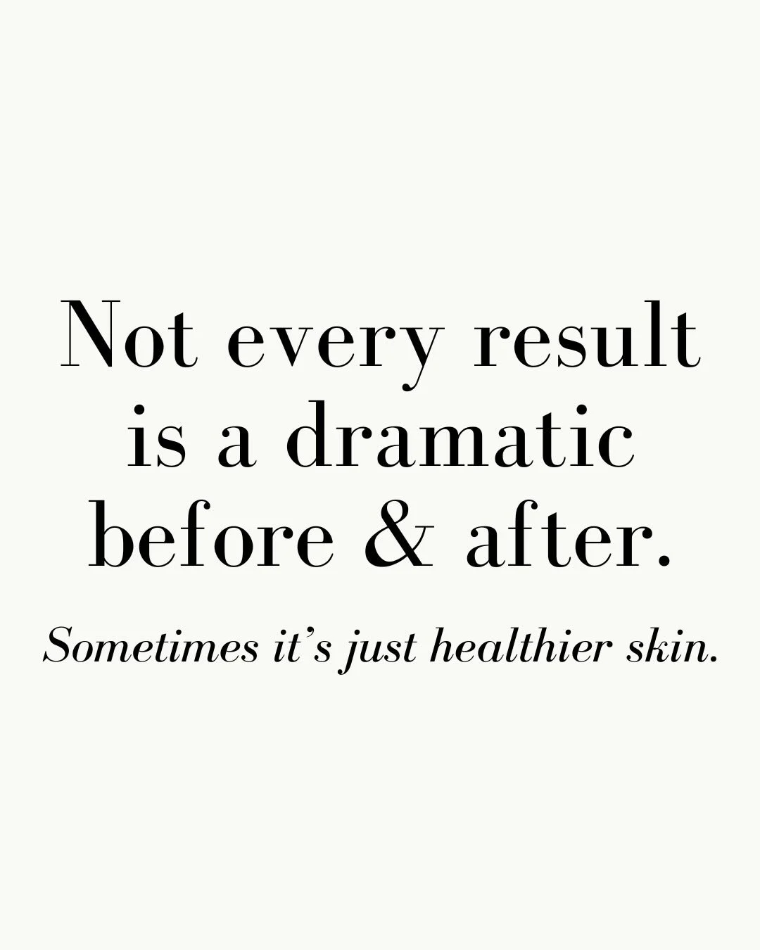 Your skin journey doesn&rsquo;t need to be rushed. Results look different for everyone and long term skin health is always better over quick fixes 🤍

Is it time to build a skin plan? Book when you&rsquo;re ready&mdash;your skin will thank you 🫶

#h