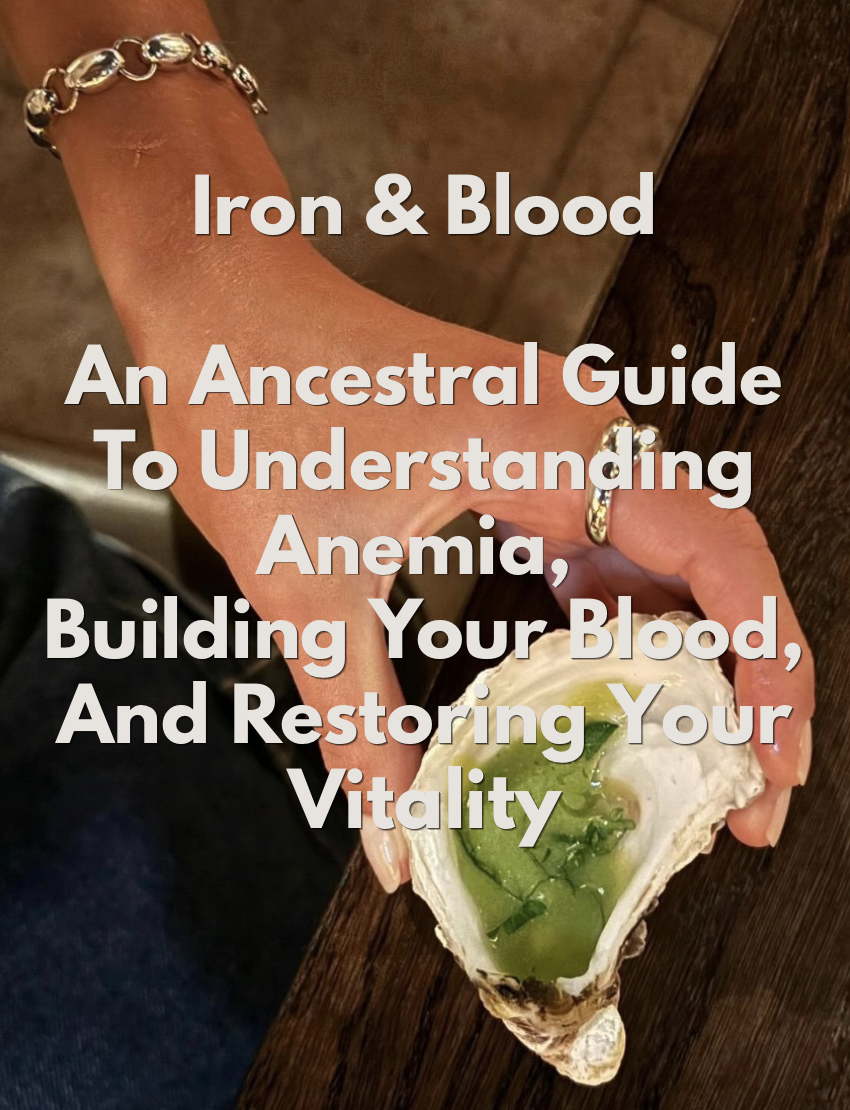 Iron & Blood  An Ancestral Guide To Understanding Anemia,  Building Your Blood, And Restoring Your Vitality