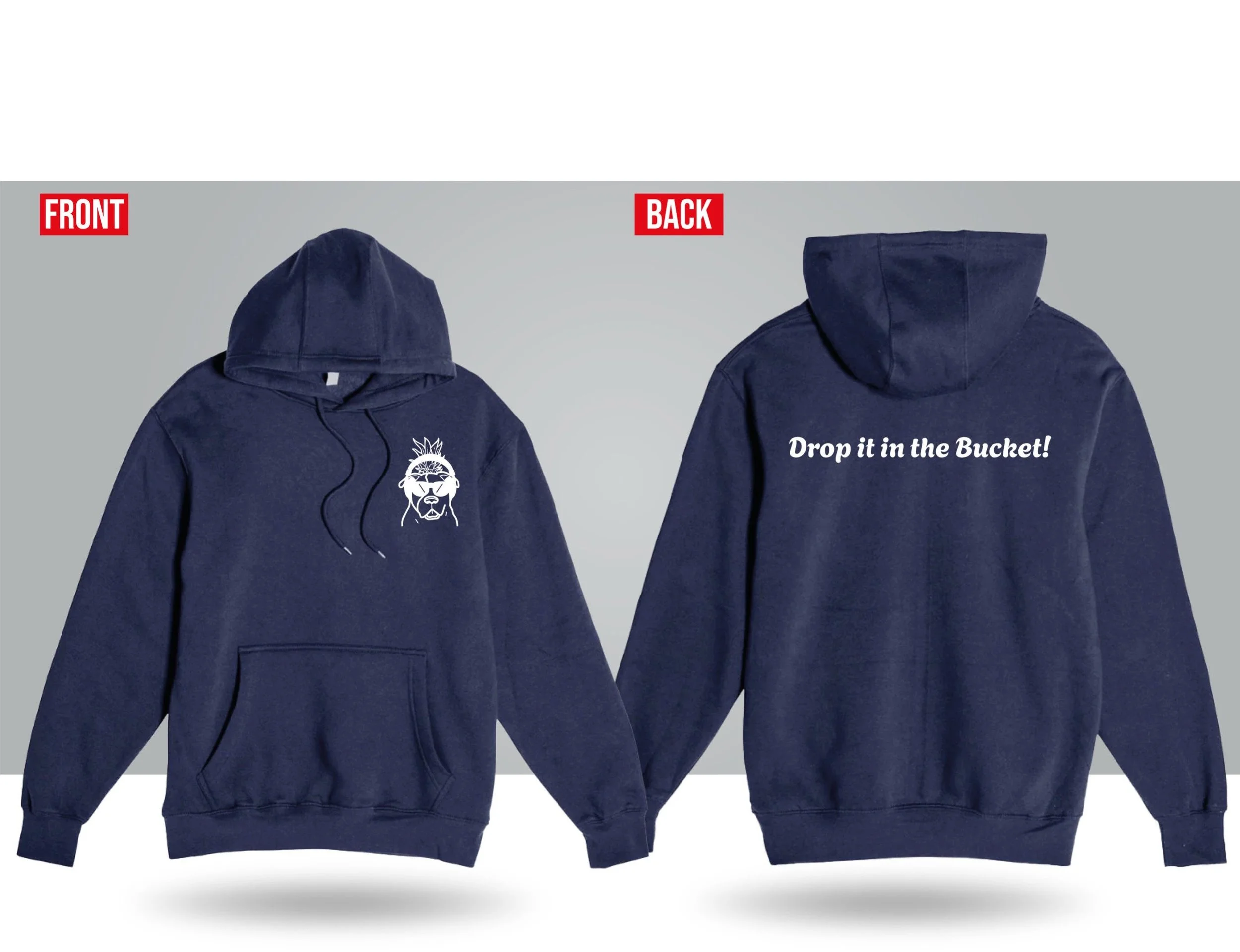 Drop it in the bucket — Unisex Hoodie