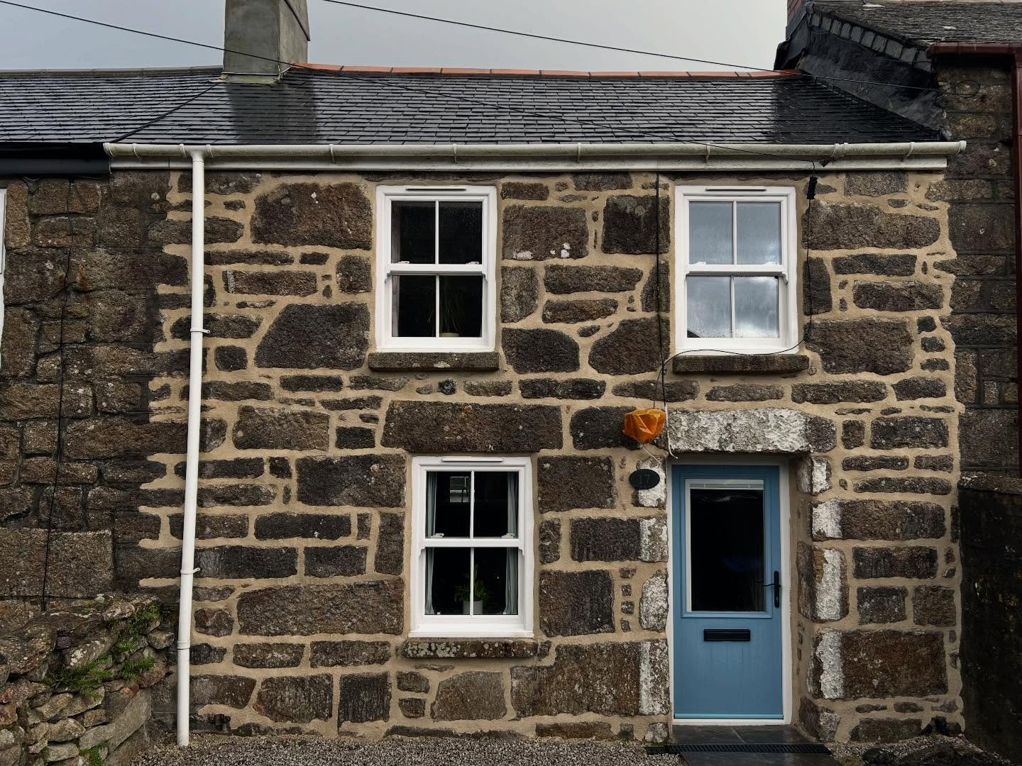 Recent pointing job in Trewellard completed. 
#lime #house #cornwall #stone #work