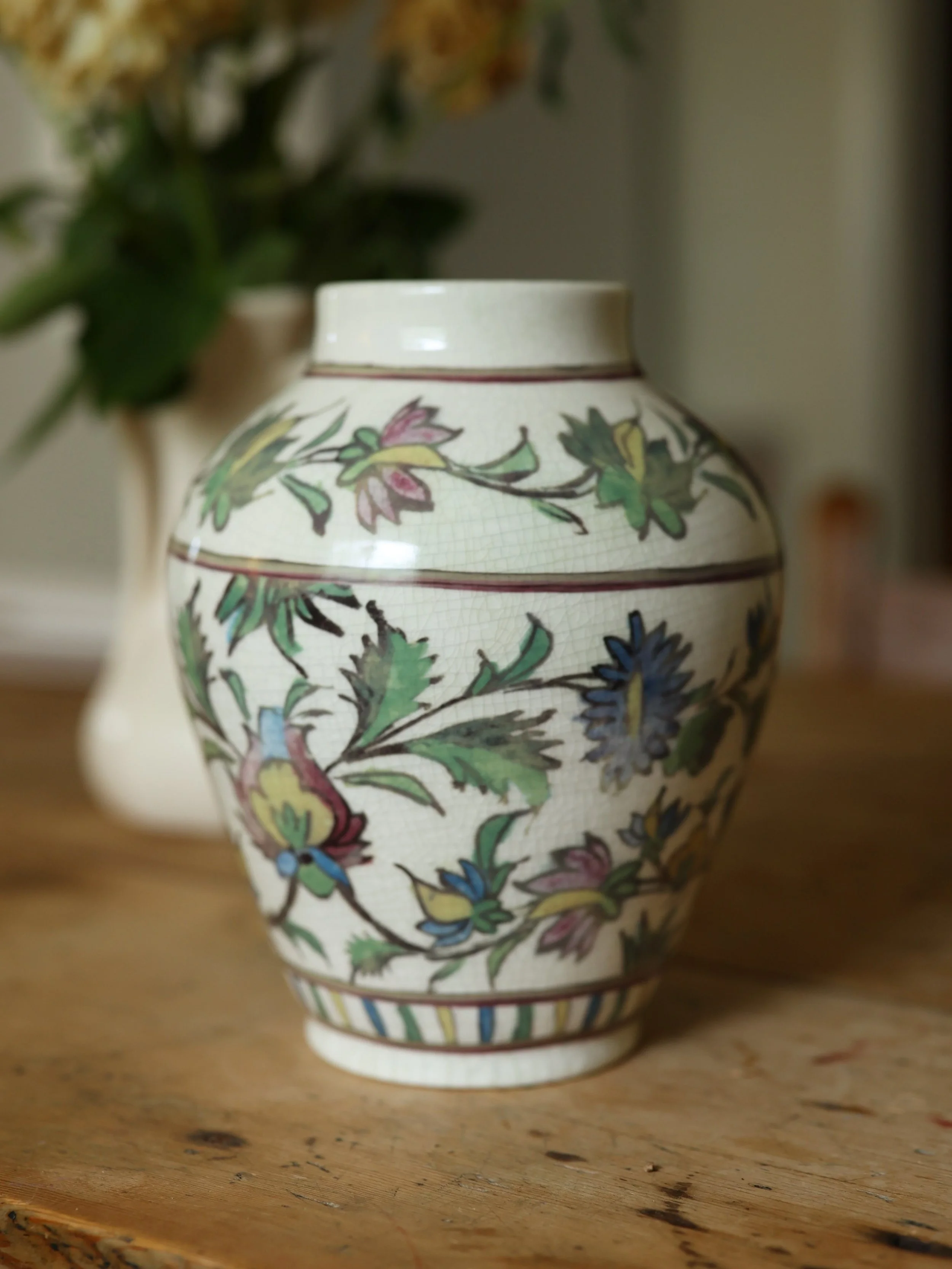 Chinoiserie-Inspired Floral Vase