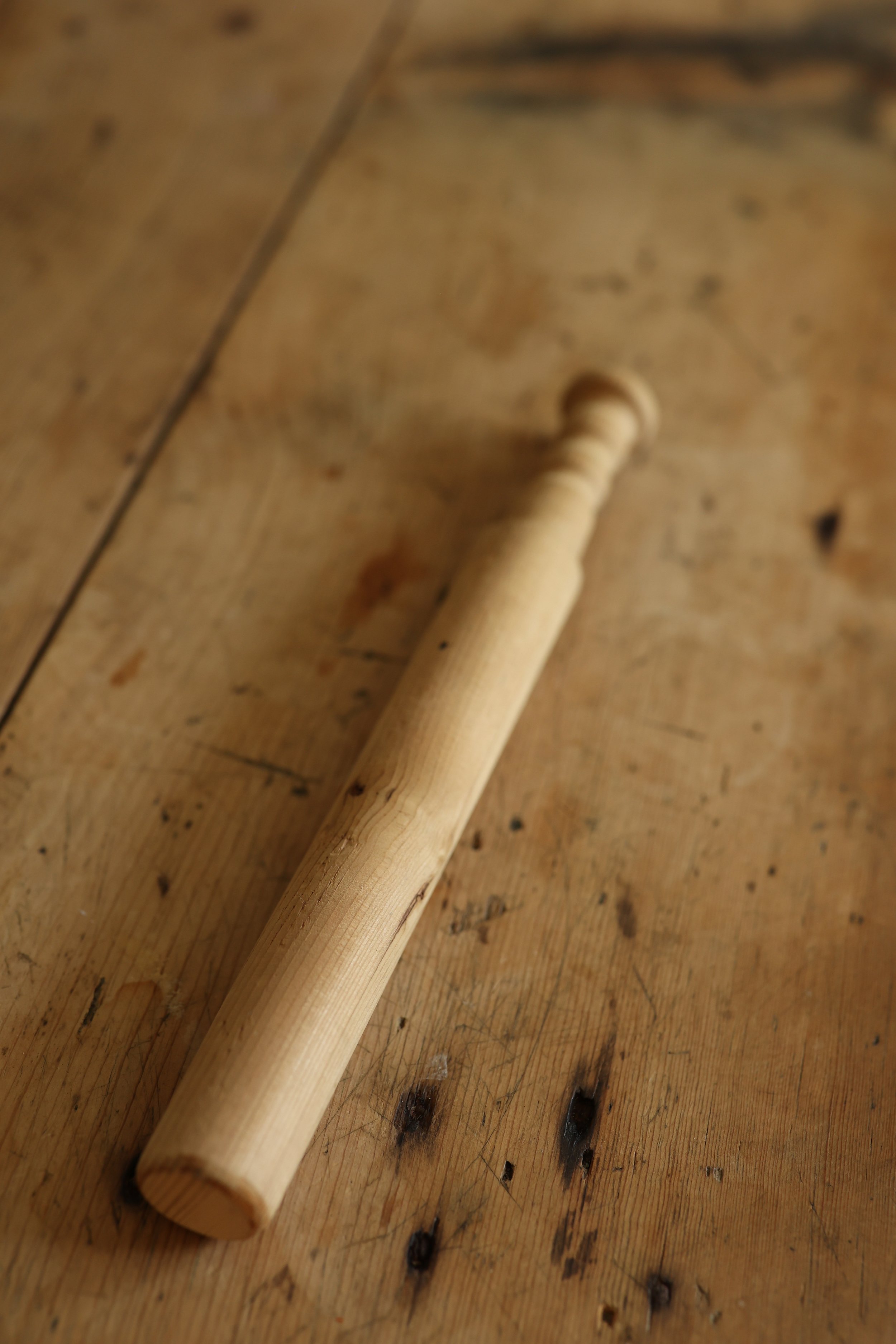 Vintage Maritime Wooden Decor – Belaying Pin Style