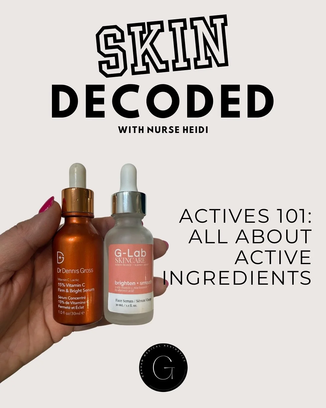 Skincare Decoded: How to Start Using Actives 🧪✨

As promised we&rsquo;re back, and we&rsquo;re talking active ingredients. Let&rsquo;s discuss the basics!

🔍 What is an active?
An active ingredient is one that&rsquo;s clinically proven to change th