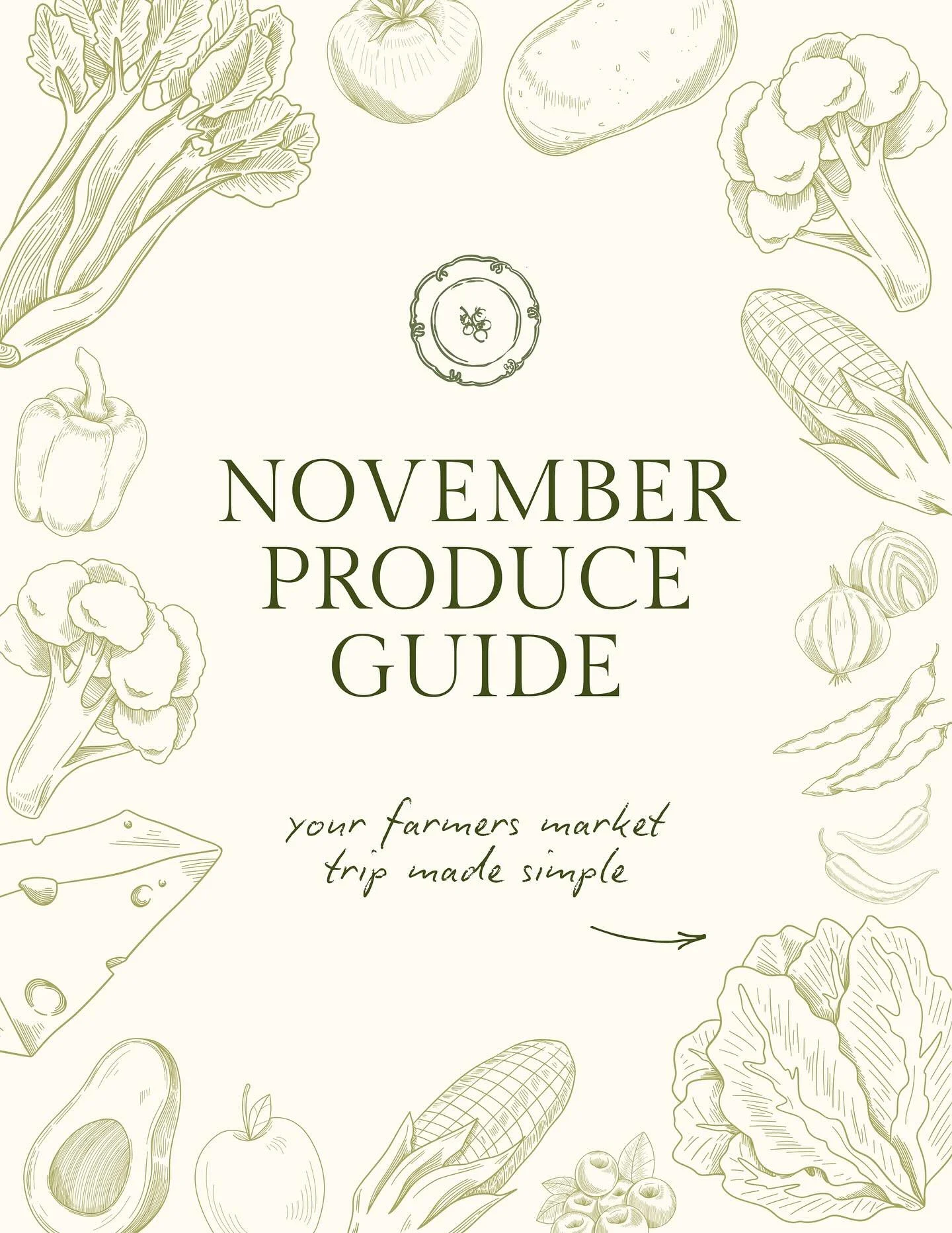 November Produce Guide 🍐🍂

Support your local farmers &amp; fuel yourself with in season produce! Your body &amp; mind will thank you.

#november #fallproduce #produceguide #seasonalproduce