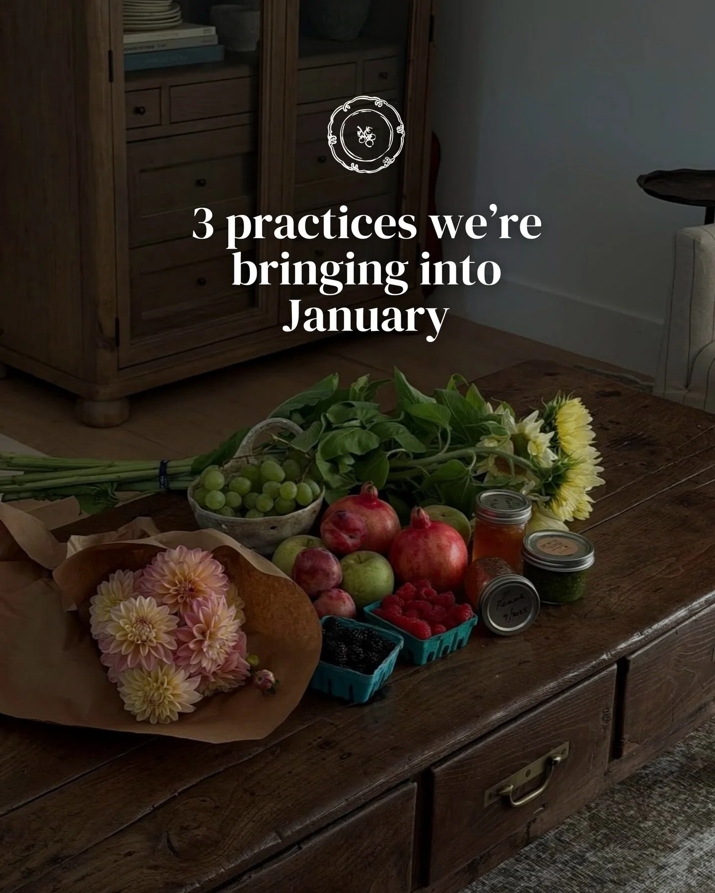 It&rsquo;s a new year and a new month!

Don&rsquo;t let the pressure of New Year&rsquo;s resolutions weigh on you. January is for coziness &amp; slowness. Allow yourself to enjoy big breakfasts with hot coffee and don&rsquo;t forget to show love to t