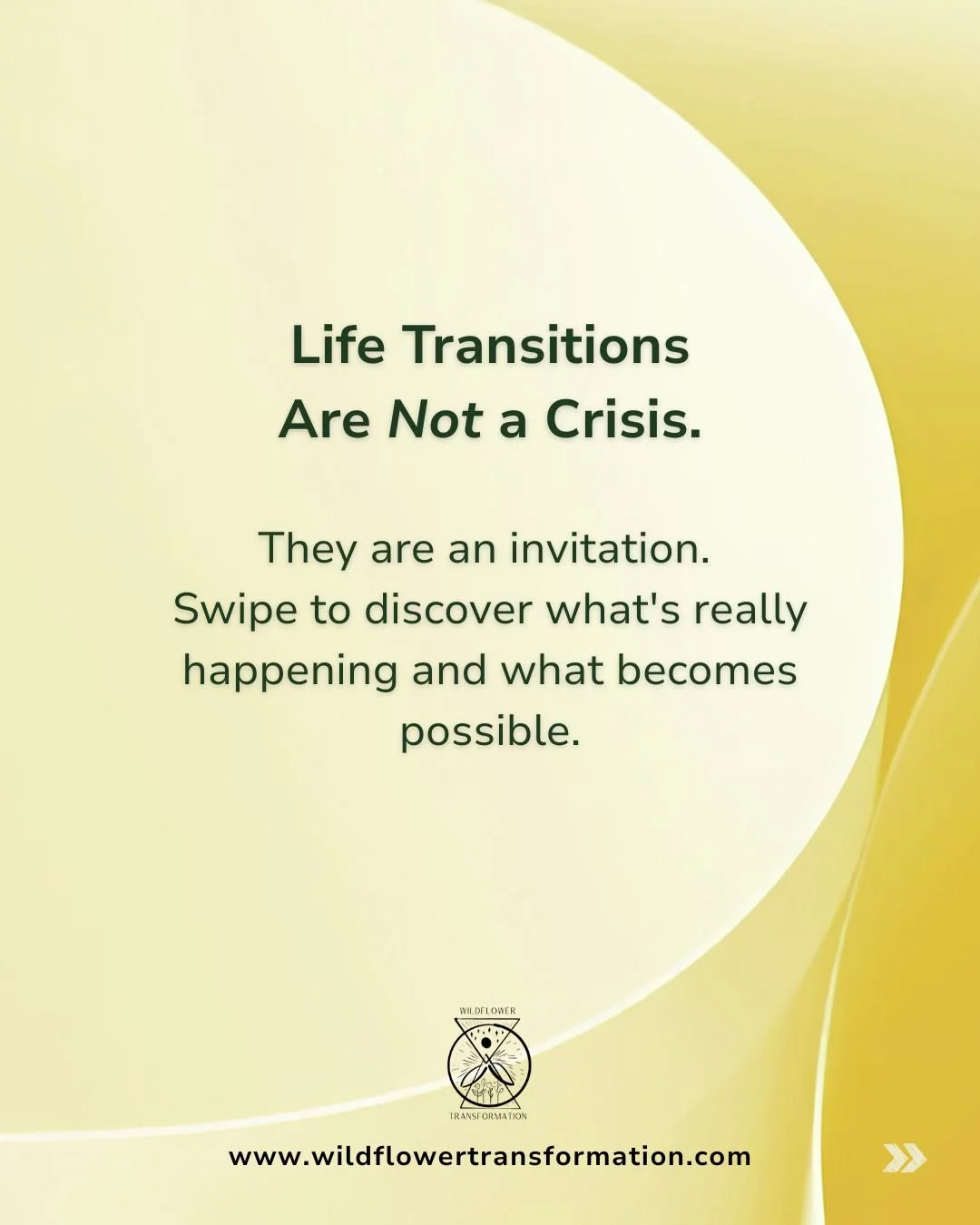 Life transitions are not a crisis they are an invitation. 
Whether you're navigating a divorce, a career change, an empty nest, a loss, or simply a feeling that the life you built no longer fits... that discomfort is not a problem to fix. It's a door