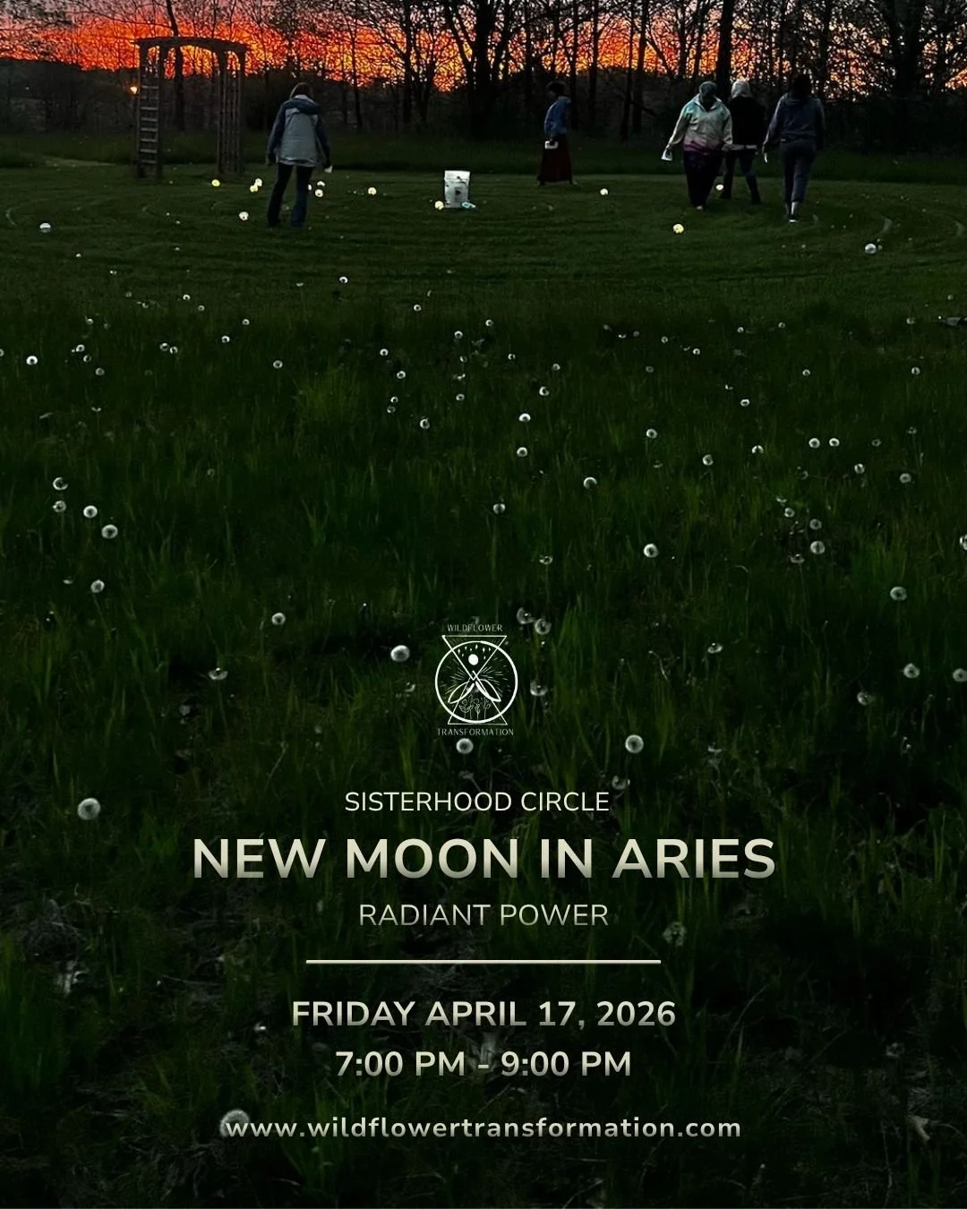 Beginnings don&rsquo;t have to be loud
to be powerful.

This New Moon in Aries
is a gentle spark
inviting you to begin again,
in your own way.

In circle, we gather
to listen, to plant, to soften into what&rsquo;s ready to grow.

Friday, April 17, 20