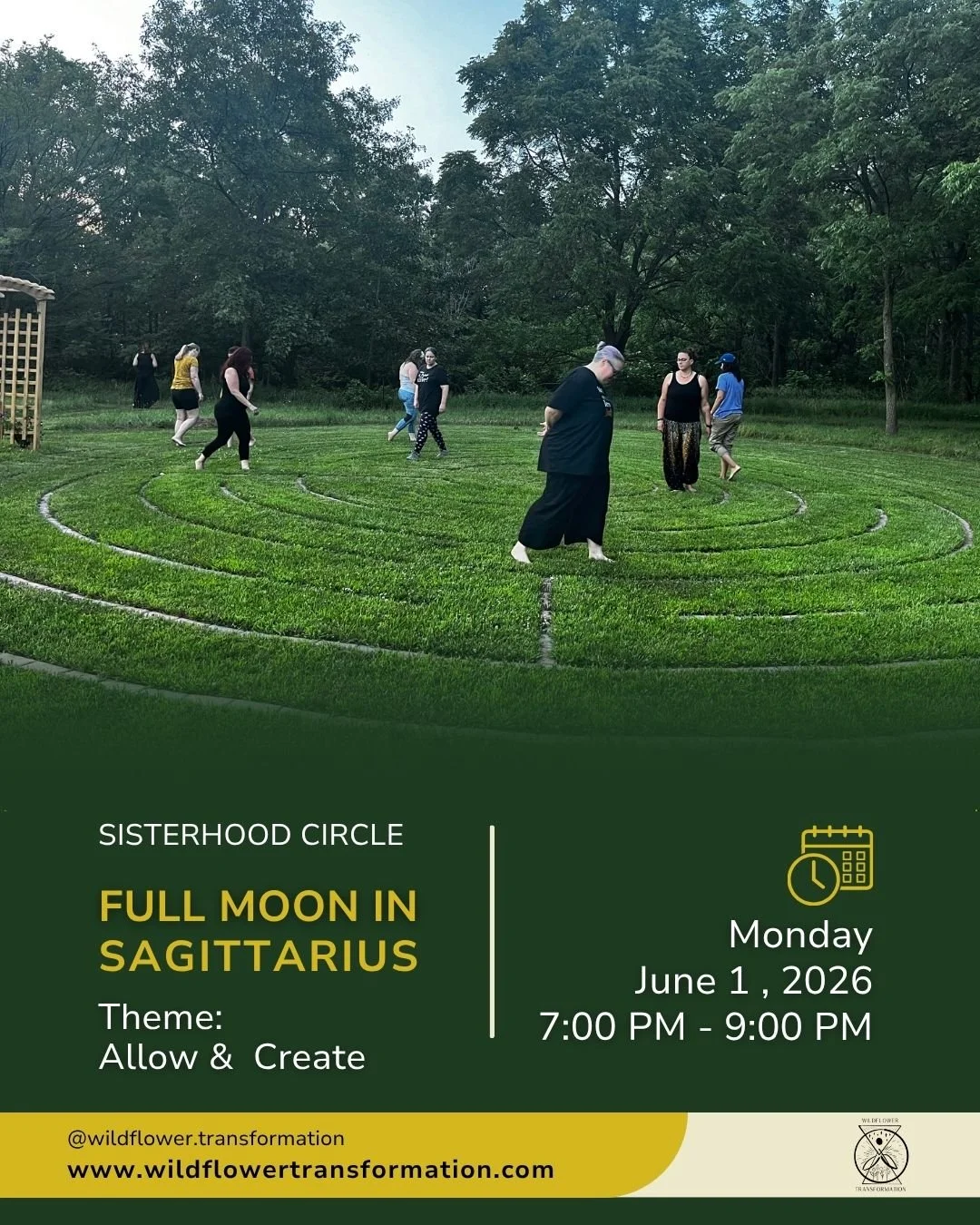 Under the light of the Sagittarius Full Moon, we gather in sisterhood to soften, release, and create from the heart 

This circle is an invitation to allow yourself to be fully seen, fully felt, and fully expressed. Through connection, reflection, an