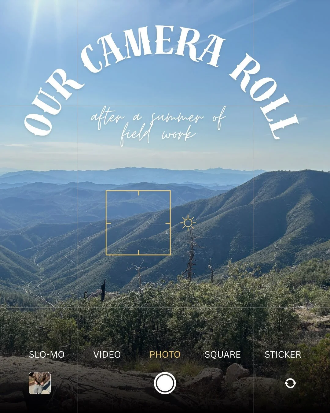 Our camera rolls after a summer full of field and lab work!