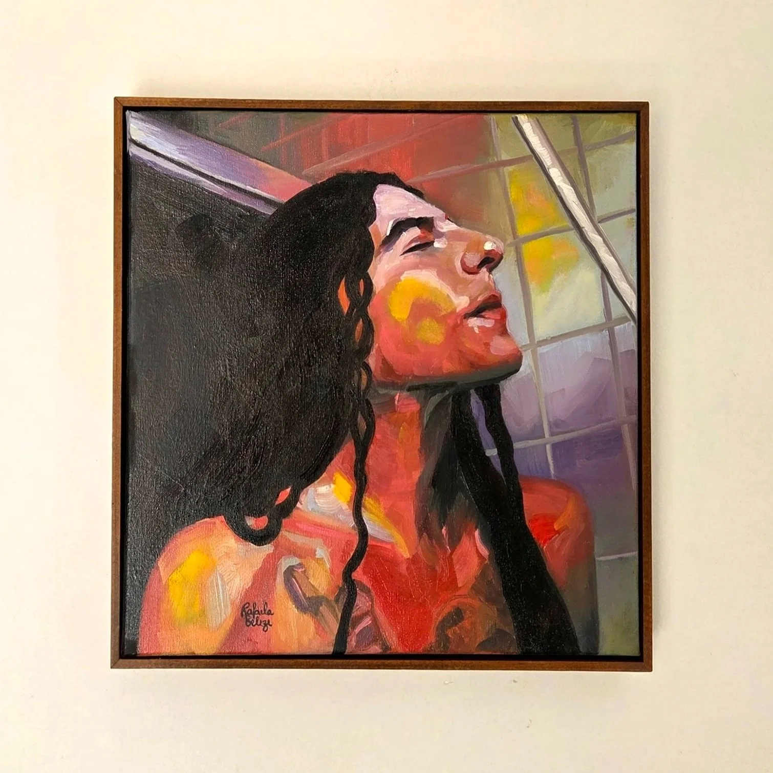 "Face", 30x30cm, oil on canvas, 2025