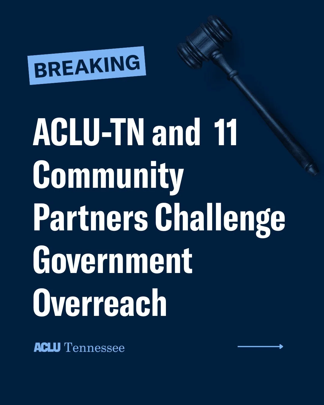 ACLU-TN leads dual actions against government overreach with a Mason, TN vigil condemning ICE detentions and a court brief opposing the National Guard deployment.⁠ OUTMemphis and 12 other community organizations have join in support of a challenge to