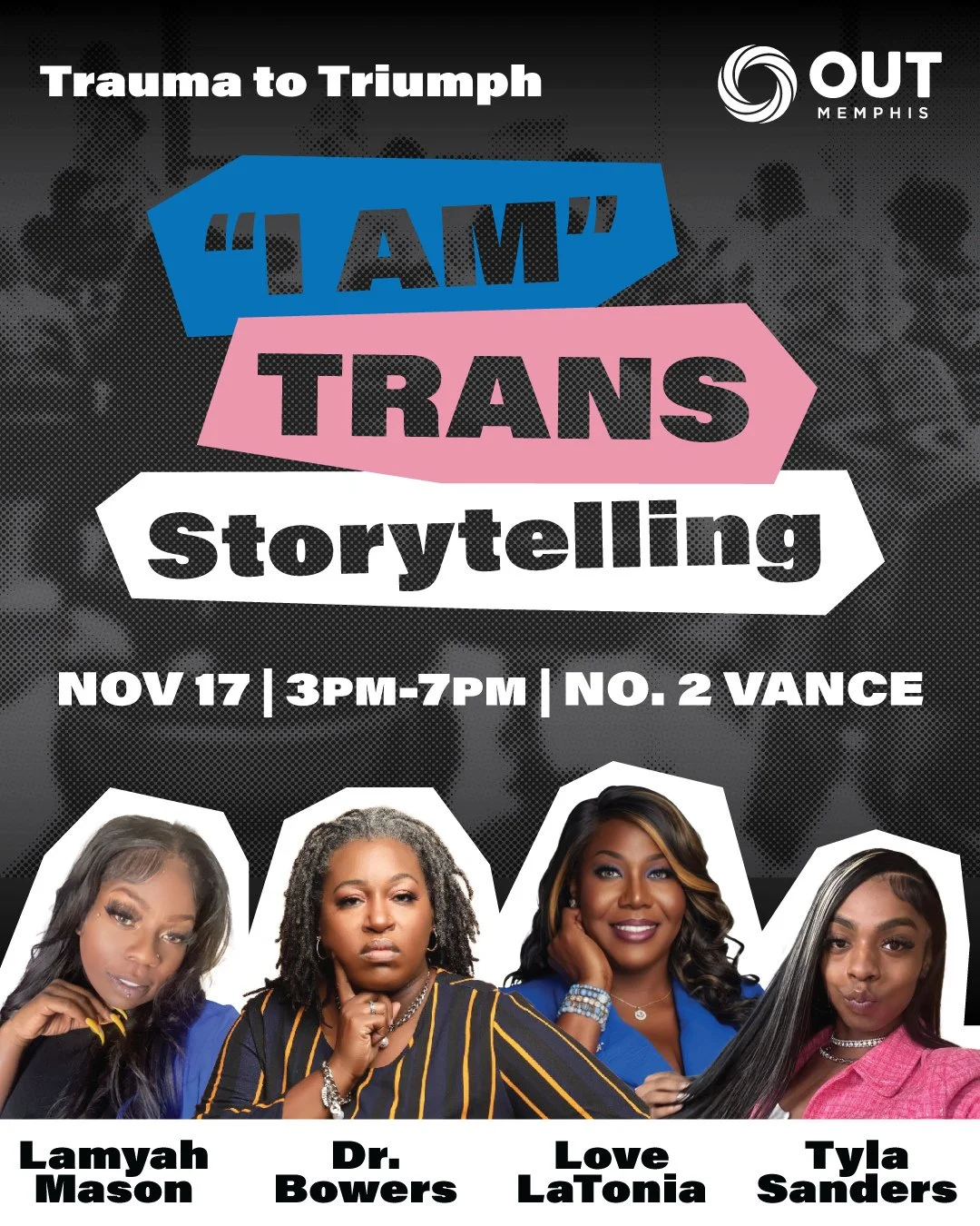 We&rsquo;re gathering in sacred community to honor our stories&mdash;journeys of Trauma to Triumph. This is a space to release, to heal, and to celebrate the resilience of trans lives.⁠
⁠
We invite YOU&mdash;our community members, friends, and family