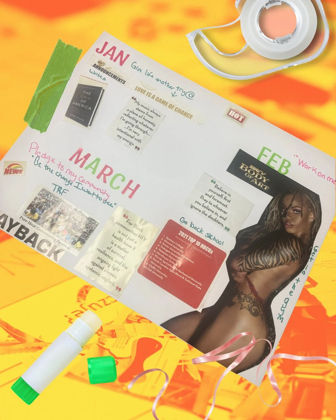 We slipped in one program before the snow shut things down last week, with our 2026 Community Vision Board night. We created an affirming, meditative space where LGBTQIA+ people could envision futures, rooted in safety, dignity, joy, liberation, and 