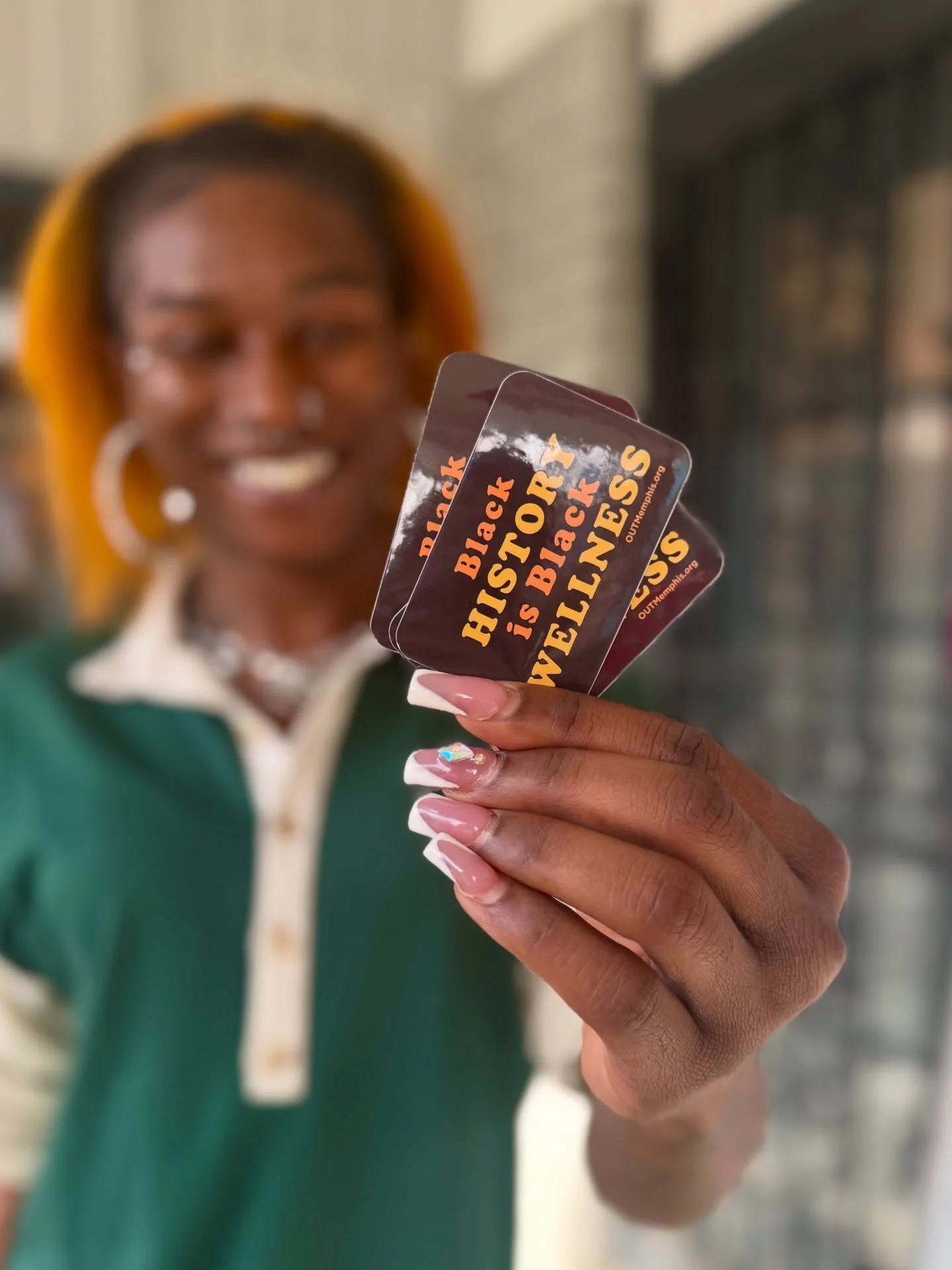 Grab yourself one of our fresh new Black Wellness stickers from our table at the Mind, Body, &amp; Spirit Wellness Fair this Friday while you check out all the awesome organizations &amp; services! (Swipe for details)