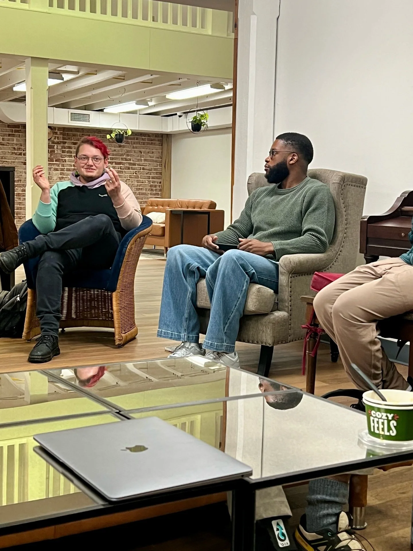 Join the conversation with our 2 new C.R.O.S.S. Facilitators Daniel Thompson &amp; Phoenix Lemount! Each host will facilitate topics that trans-masc &amp; male identifying folks face daily. 

📣 Upcoming dates:
March 4th &amp; March 18th
6-7:30PM