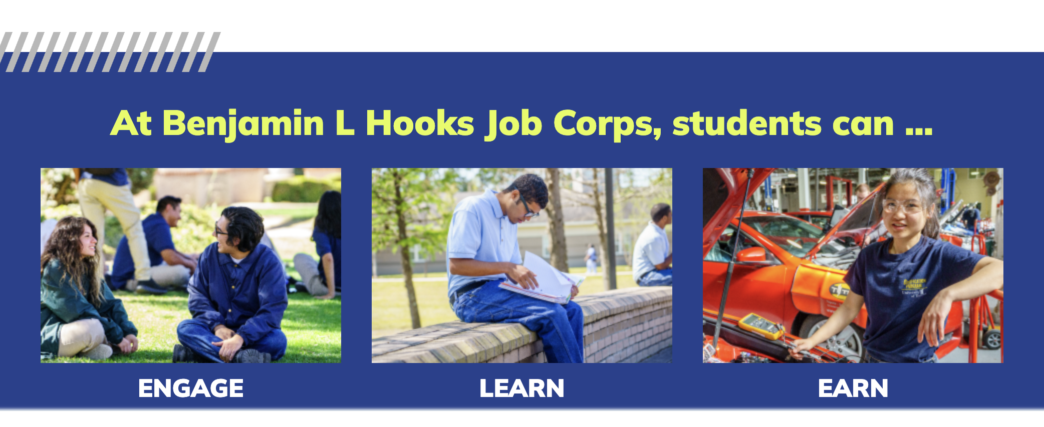 In Community With: Benjamin L Hooks Job Corps Center