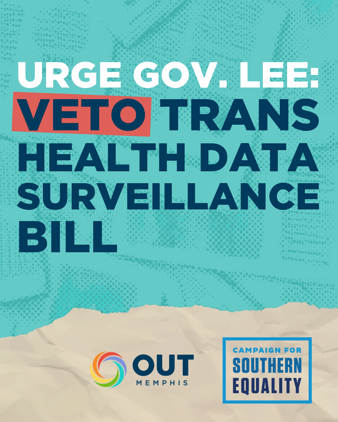 Urge TN Governor Lee: Veto Trans Health Data Surveillance Bill