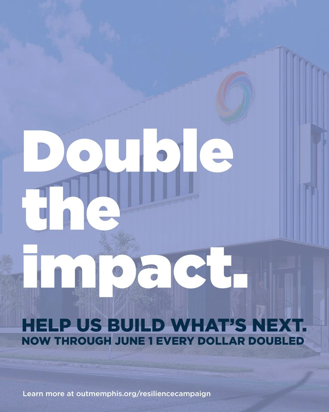Right now, every gift to our Action &amp; Resilience capital campaign is worth double.⁠
⁠
Thanks to a generous $500,000 matching commitment from our Honorary Co-chairs, Angie Dagastino and Dottie Jones, every dollar given to the campaign through June