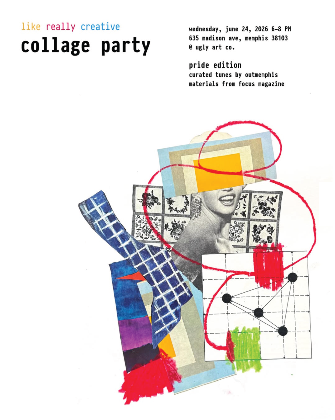 Like Really Creative Collage Party
