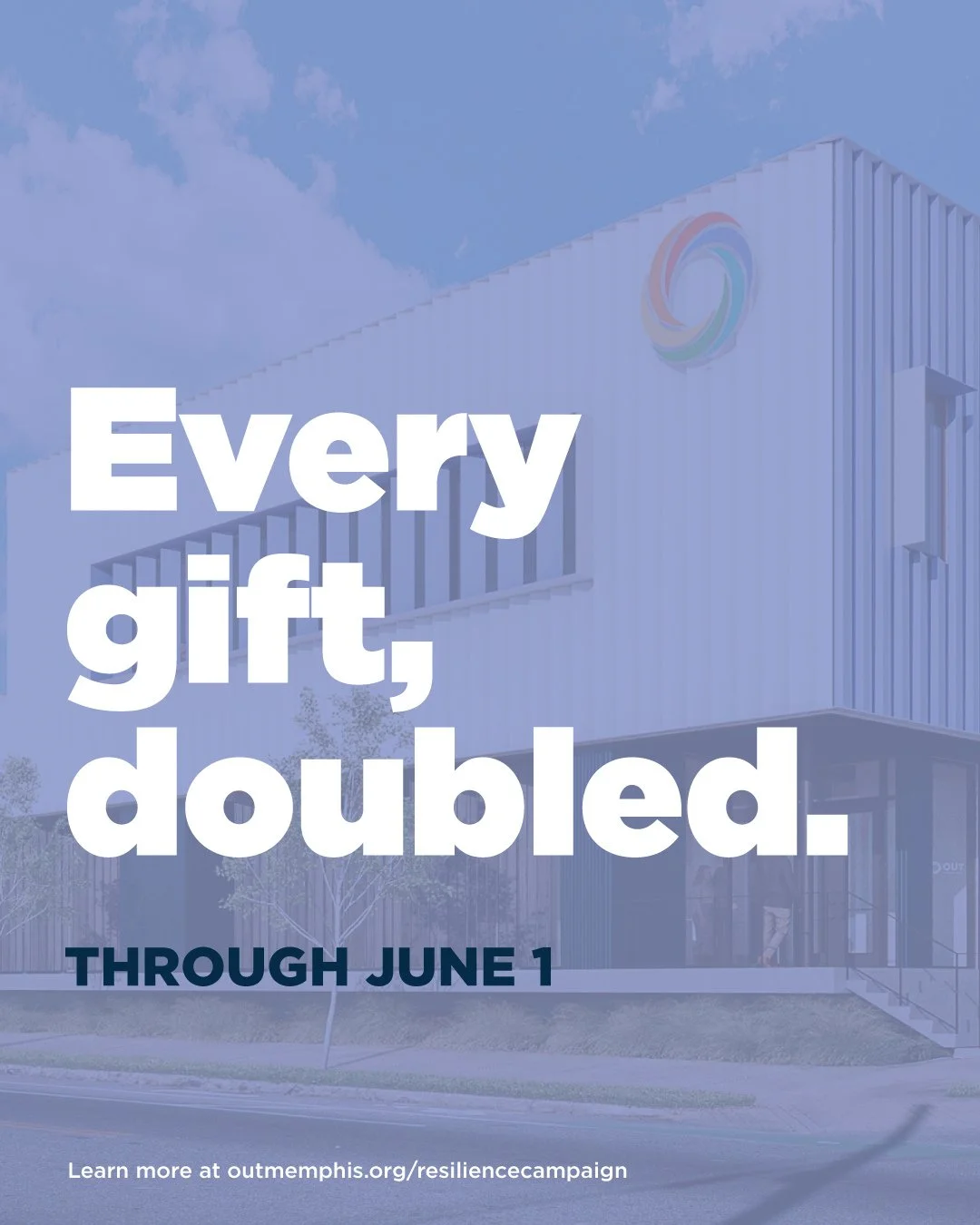 The match closes Monday &mdash; and every dollar still doubles.⁠
⁠
Until June 1, every gift to our Action &amp; Resilience capital campaign is matched, up to $500,000, to build our new Community Center and Headquarters. In a world of uncertainty, OUT