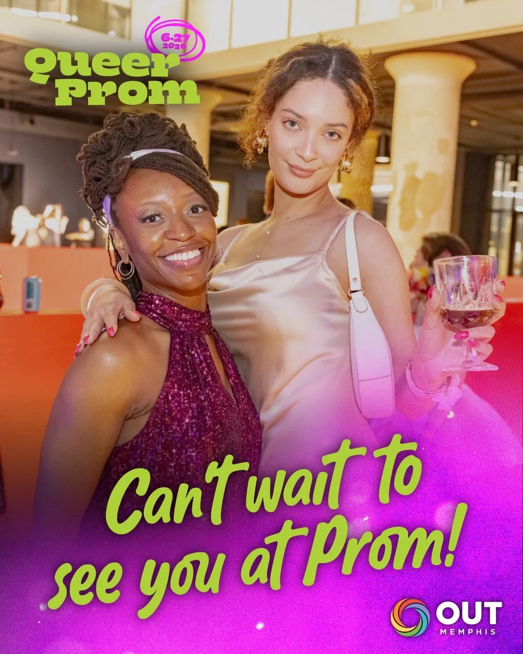 TOMORROW! 🪩⁠
⁠
Grab your tickets NOW before they go up at the door! ⁠
VIP $100 &amp; GA $35 (until midnight)⁠
⁠
June 27 @ Crosstown Concourse⁠
6PM VIP cocktail hour⁠
7-11PM QUEER PROM⁠
⁠
⁠