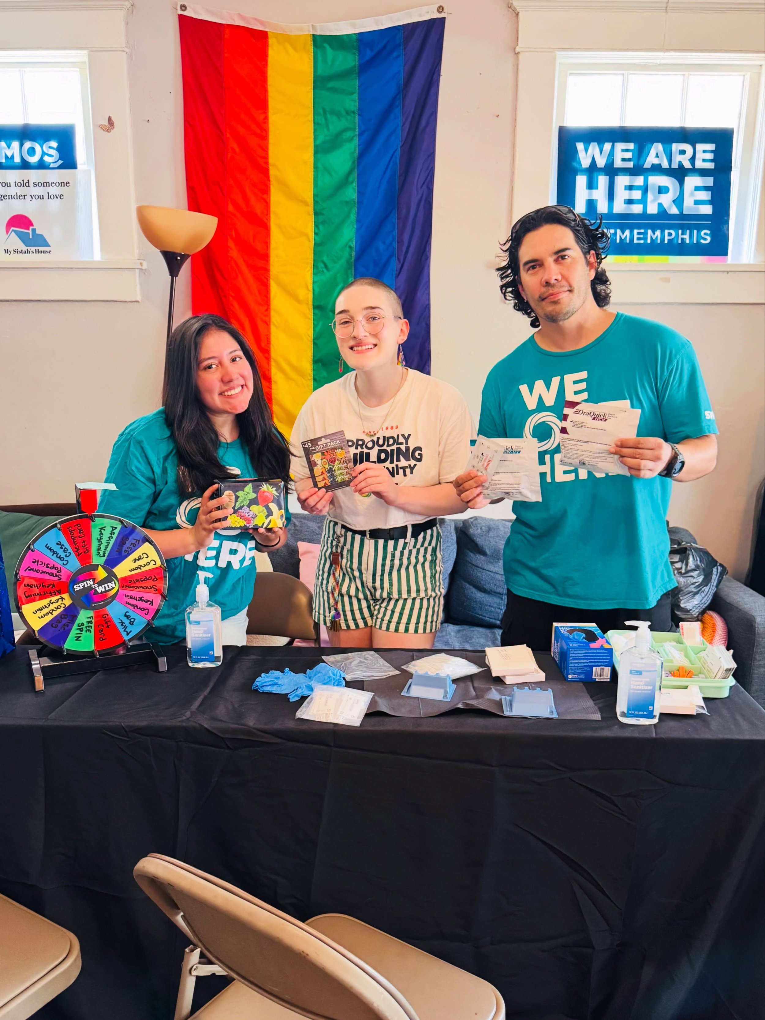 Trying to escape the heat? Come get tested with us at the OUTMemphis Community Center until 7PM!

Take a test and win some prizes off the wheel! What will you take home?

Can&rsquo;t make it out today? Visit our website and schedule an appointment OU