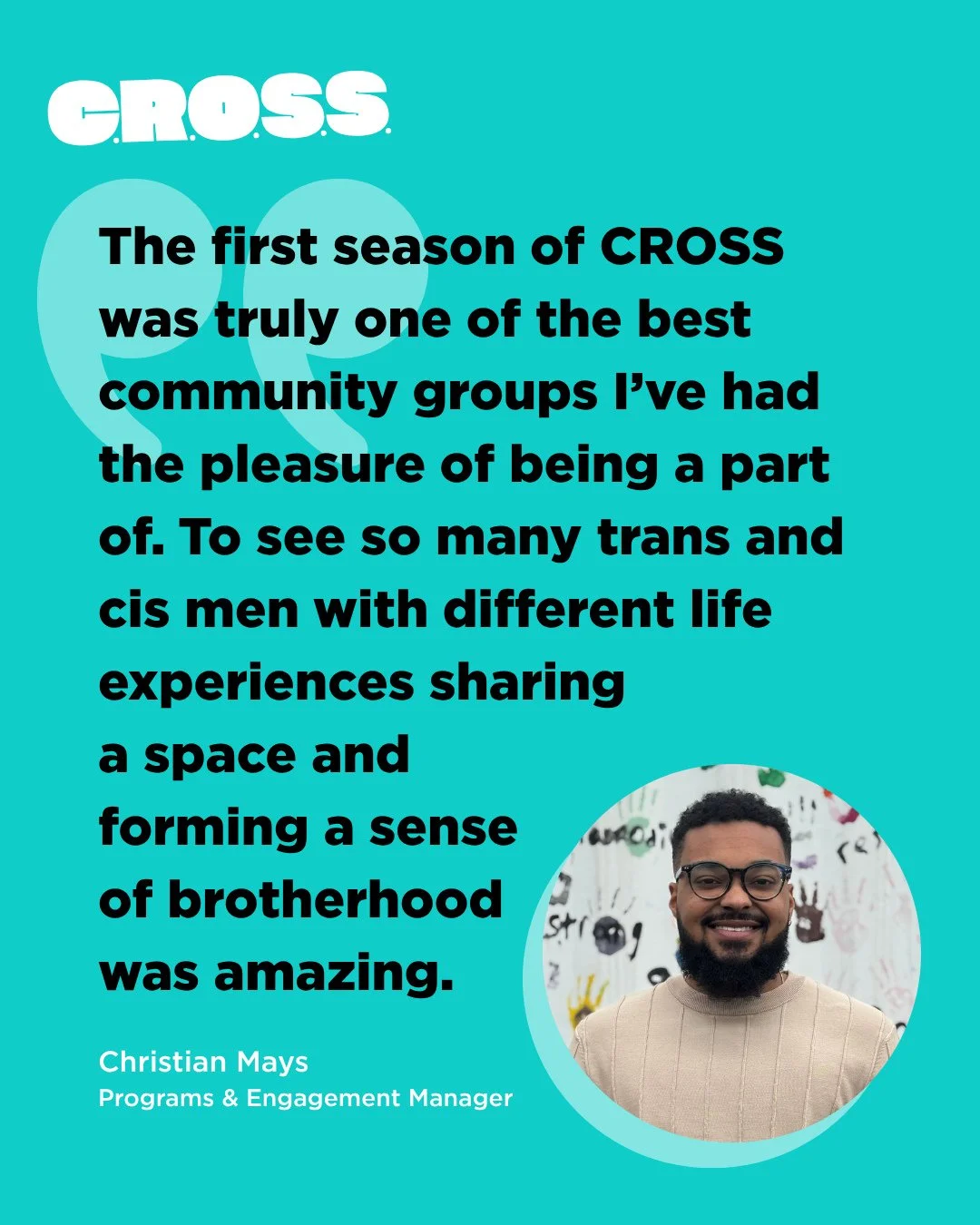 CROSS returning for their second session of the year! Join Christian and the brotherhood every other Friday starting in October! ⁠
⁠
CROSS is a group for trans masc &amp; male identifying LGBTQ+ folks to come together and build community amongst one 