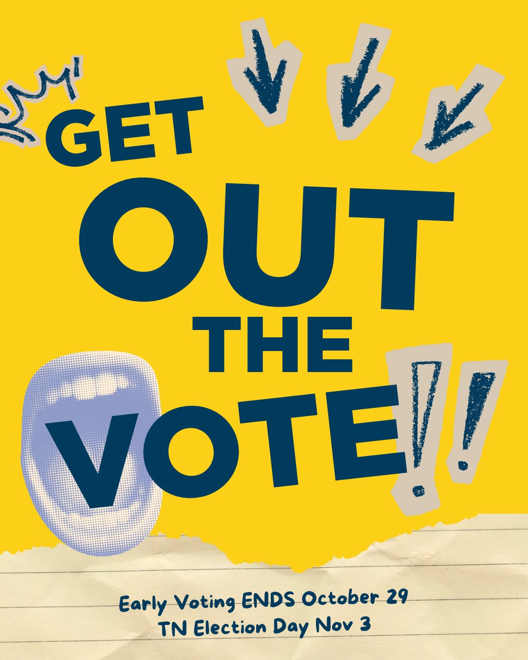 Have you voted yet? Today is the last day to early vote AT ANY AVAILABLE LOCATION!⁠
⁠
Come Election Day on November 3rd you will need to report to your voting location which can making things a little more complicated. Don't wait and make your voice 