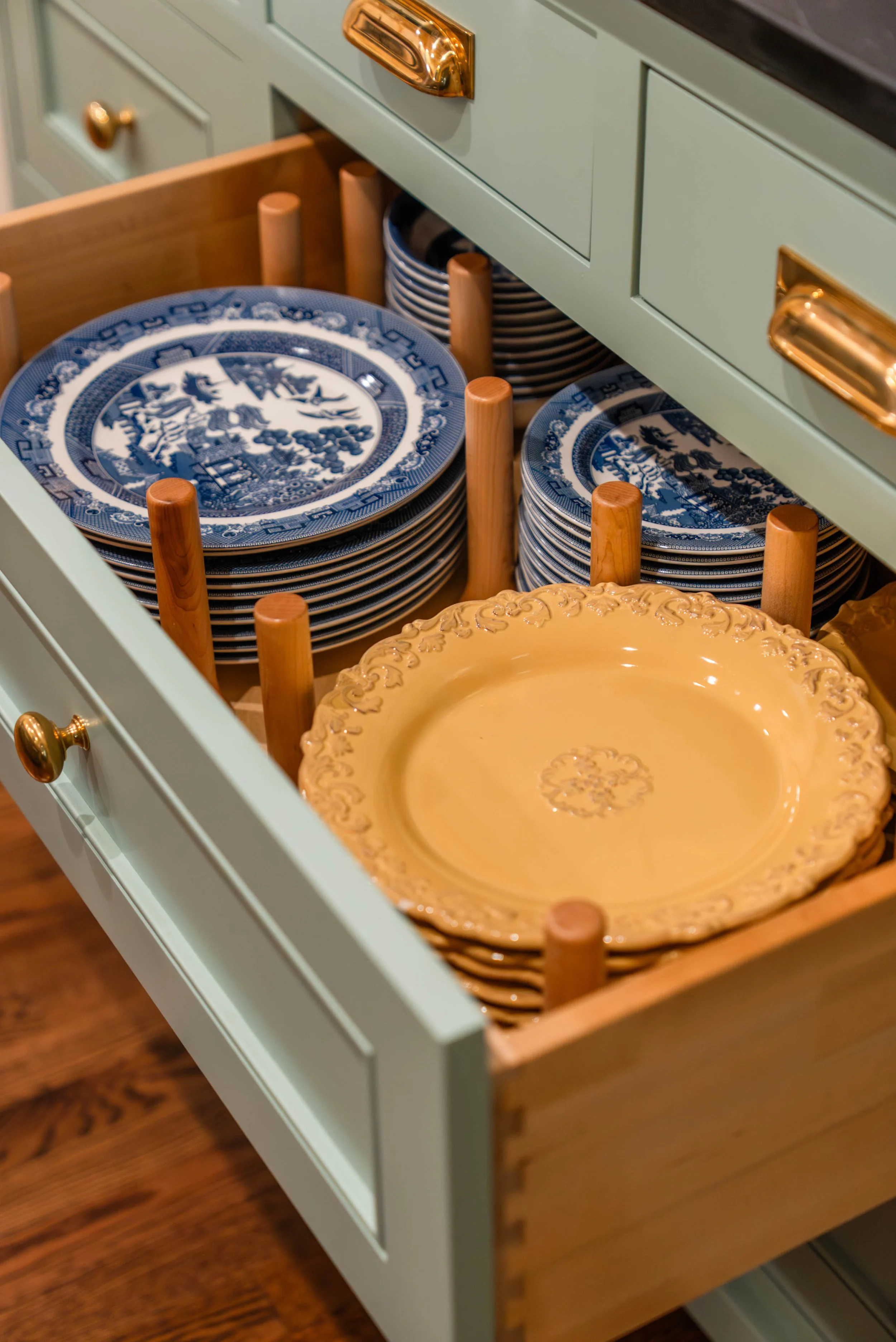 Colorful Traditional Farmhouse Kitchen Remodel by Cookeville Kitchen Sales project photo 11