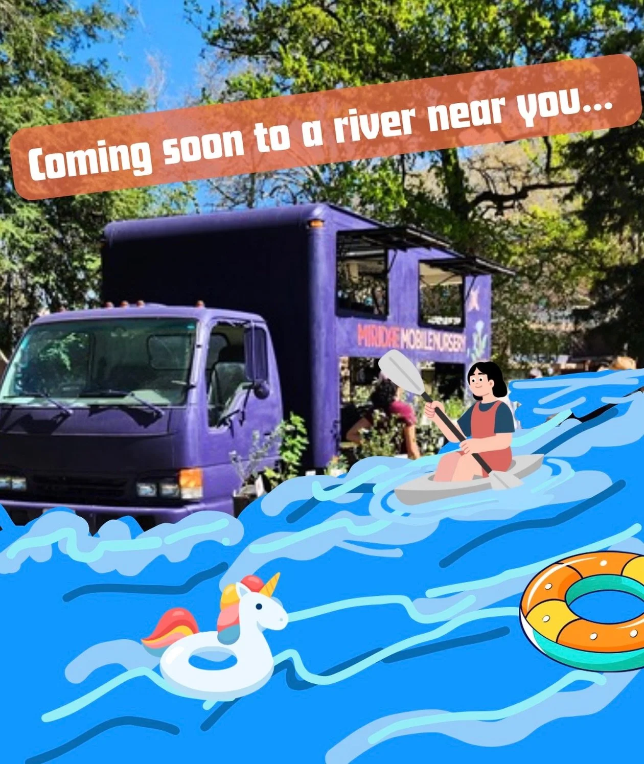 Exciting news! Beginning this summer, Miridae Mobile Nursery is going amphibious!!! 🐸 Catch us peddling plants on the American River during your next float. 🚣&zwj;♂️ Hope to see you on the river! 😉 
 

#miridaemobilenursery #californianativeplants