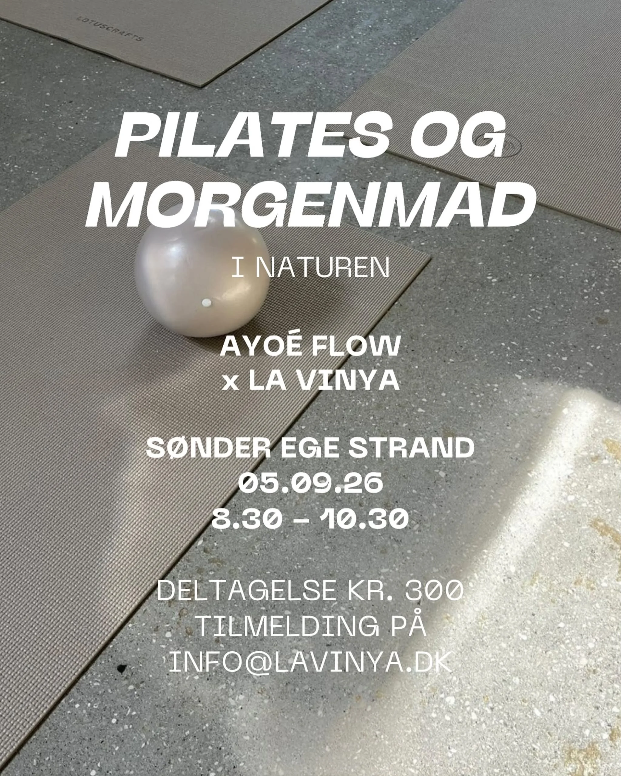 Pilates og morgenmad i naturen 