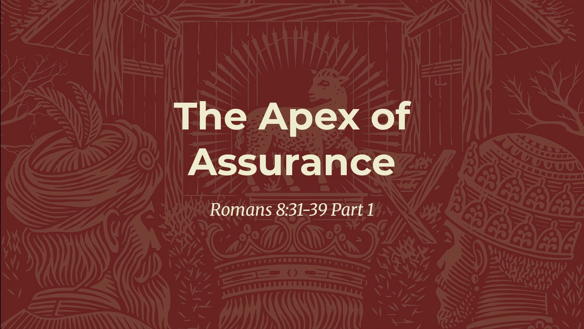 The Apex of Assurance Pt. 1