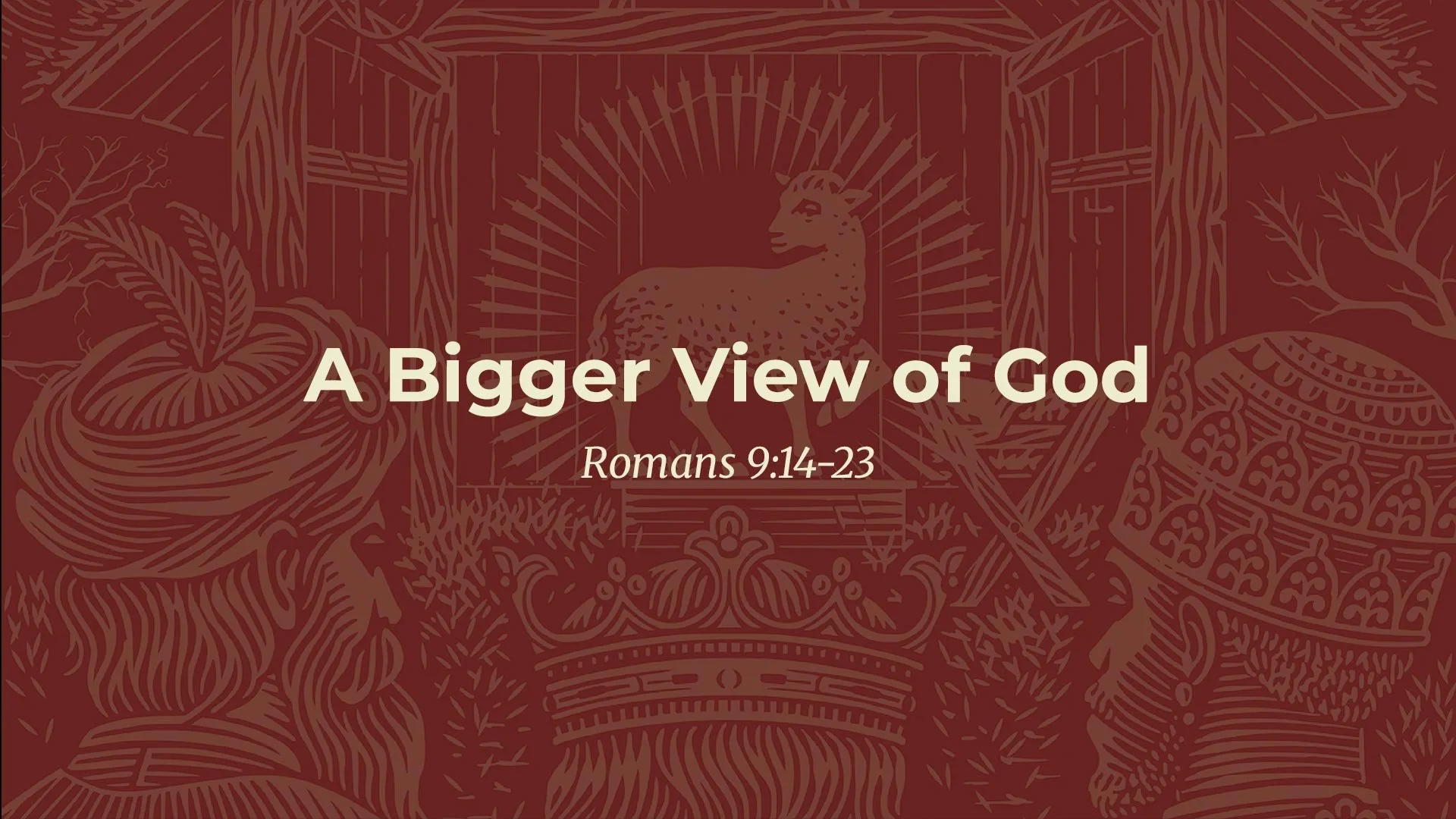 A Bigger View of God