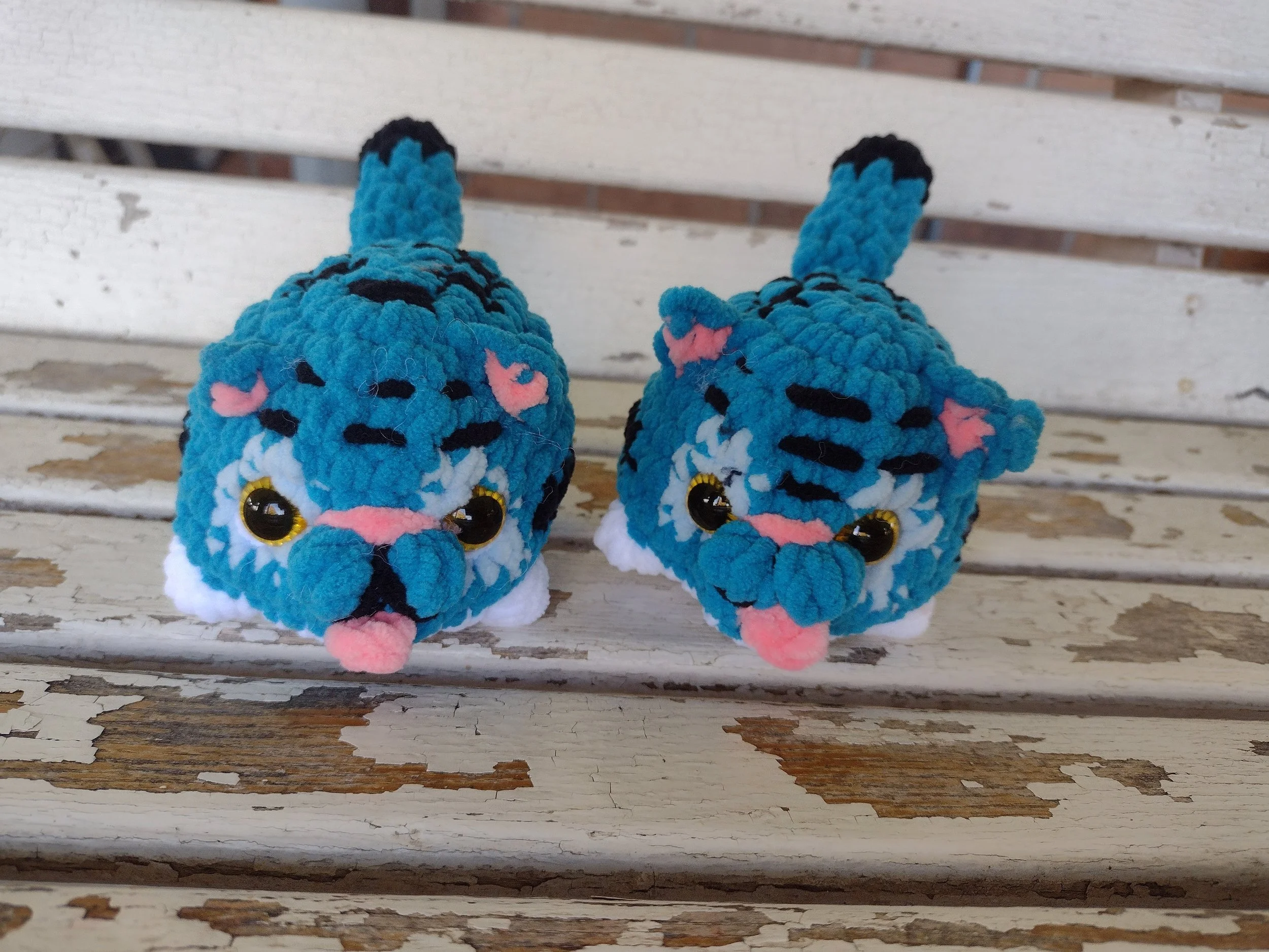 Derpy Tiger Handmade Plushie