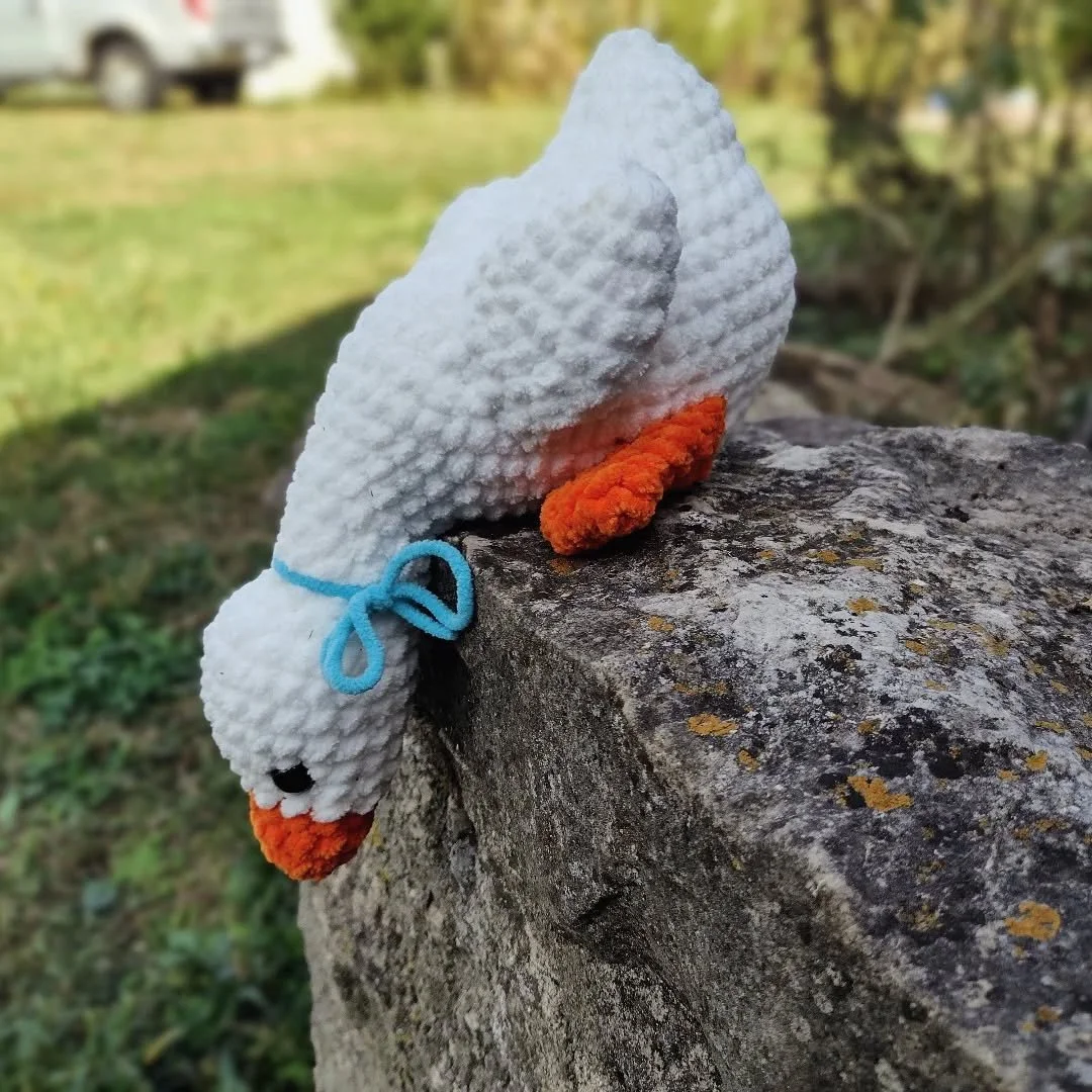 White Shelf goose plushie