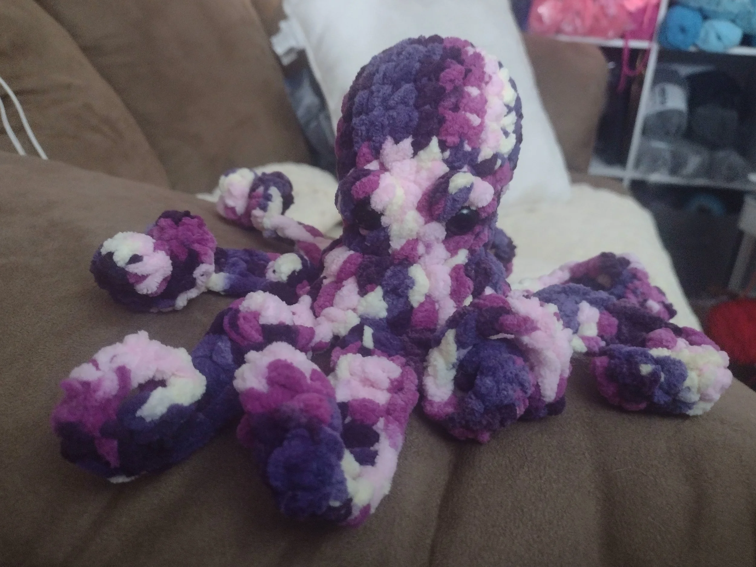 Drift the Octopus -med purple, pink