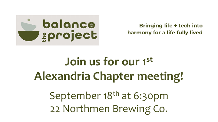Alexandria Chapter of The Balance Project "Kick-off Meeting"