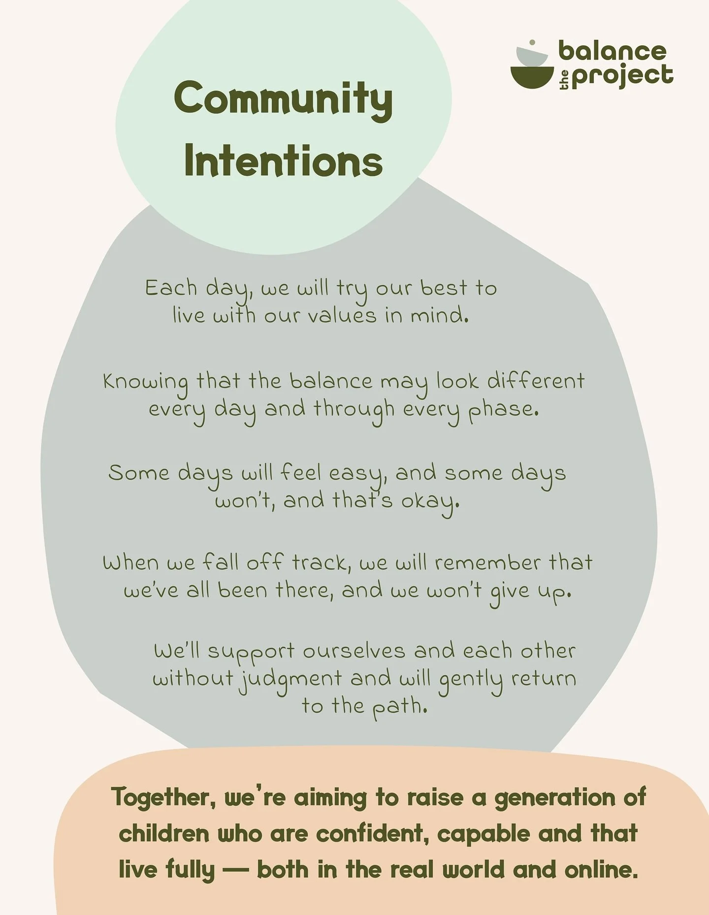 World Mental Health Day is the perfect moment to officially launch The Balance Project Community Intentions, Values, and Core Beliefs.

We know that change doesn&rsquo;t require perfection &mdash; it requires participation. 

If just 25% of a communi