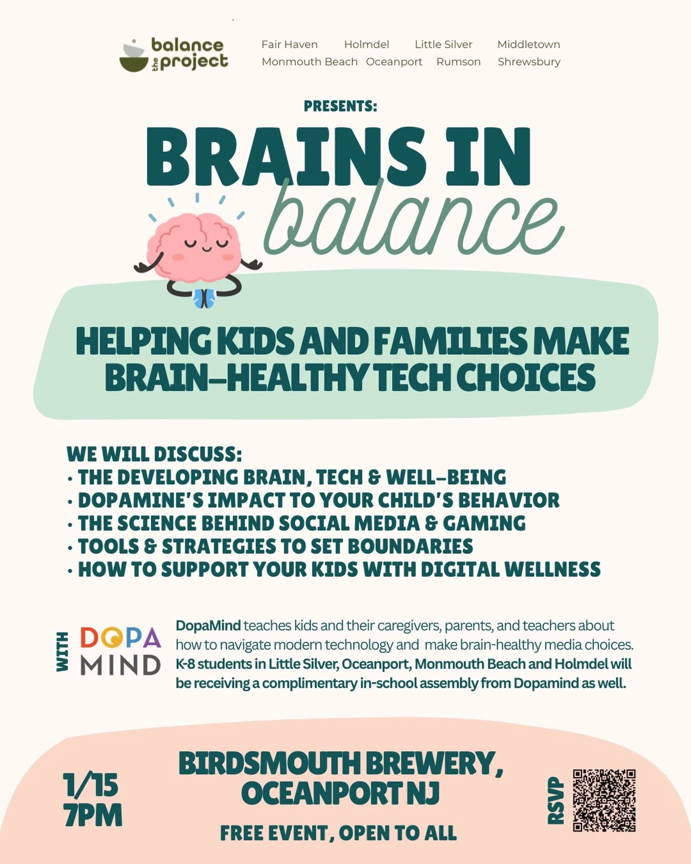 NEW JERSEY: this one&rsquo;s for you!

Parents&rsquo; night out!! 🎉

Join us next Thursday night for a fun night learning about our kids&rsquo; brains 🧠 and how we can use that info to make the most brain-healthy tech choices as our kids develop an