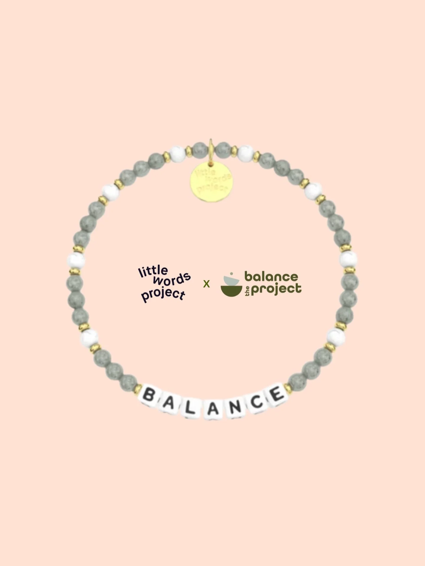 We are so excited about our collab with @littlewordsproject! 🥰

This bracelet is not about perfection - it&rsquo;s meant to serve as a reminder to be present and connected to real-life moments and to the people around you.

We hope that wearing this