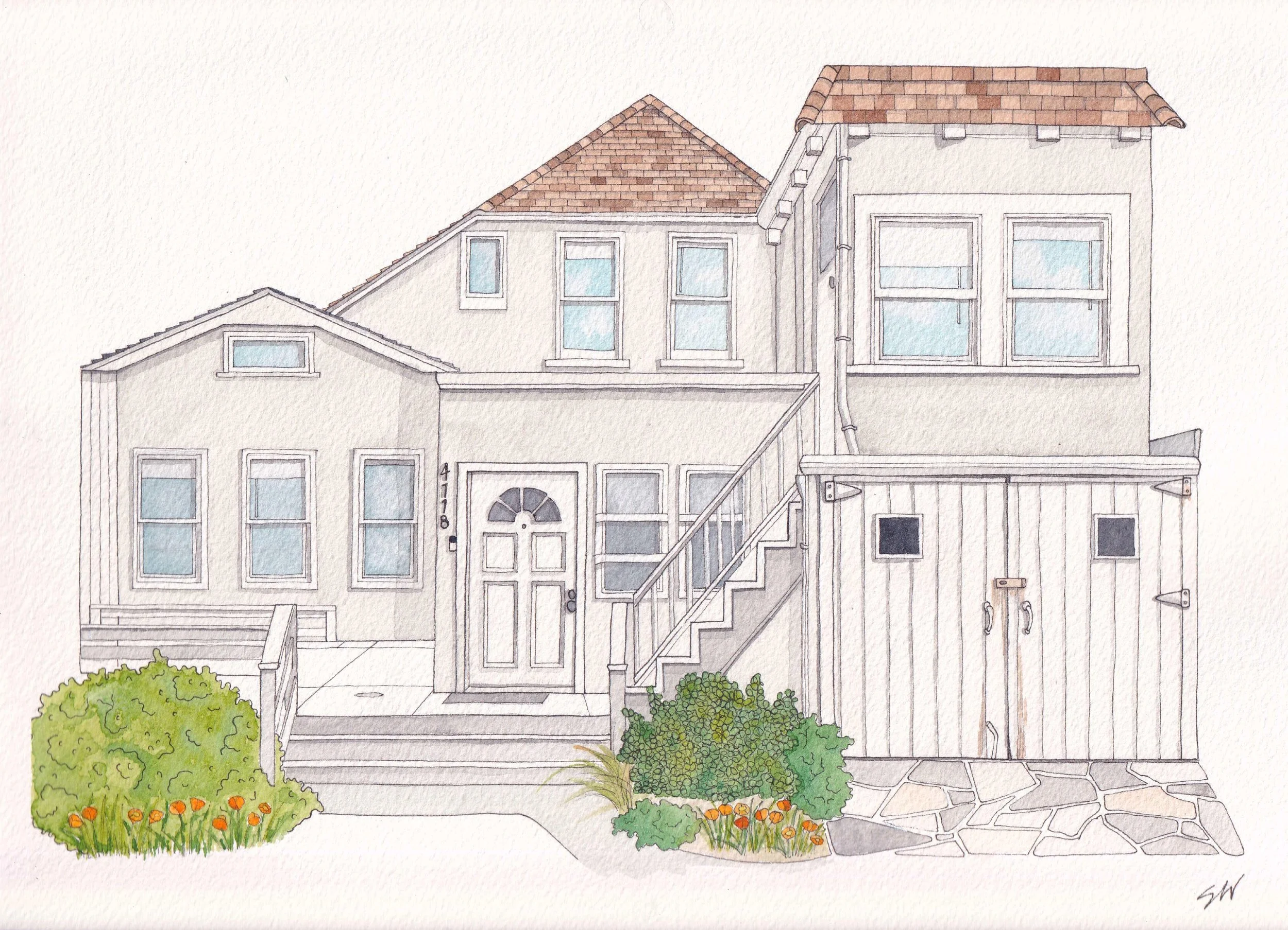 SF House Portrait Commission 5