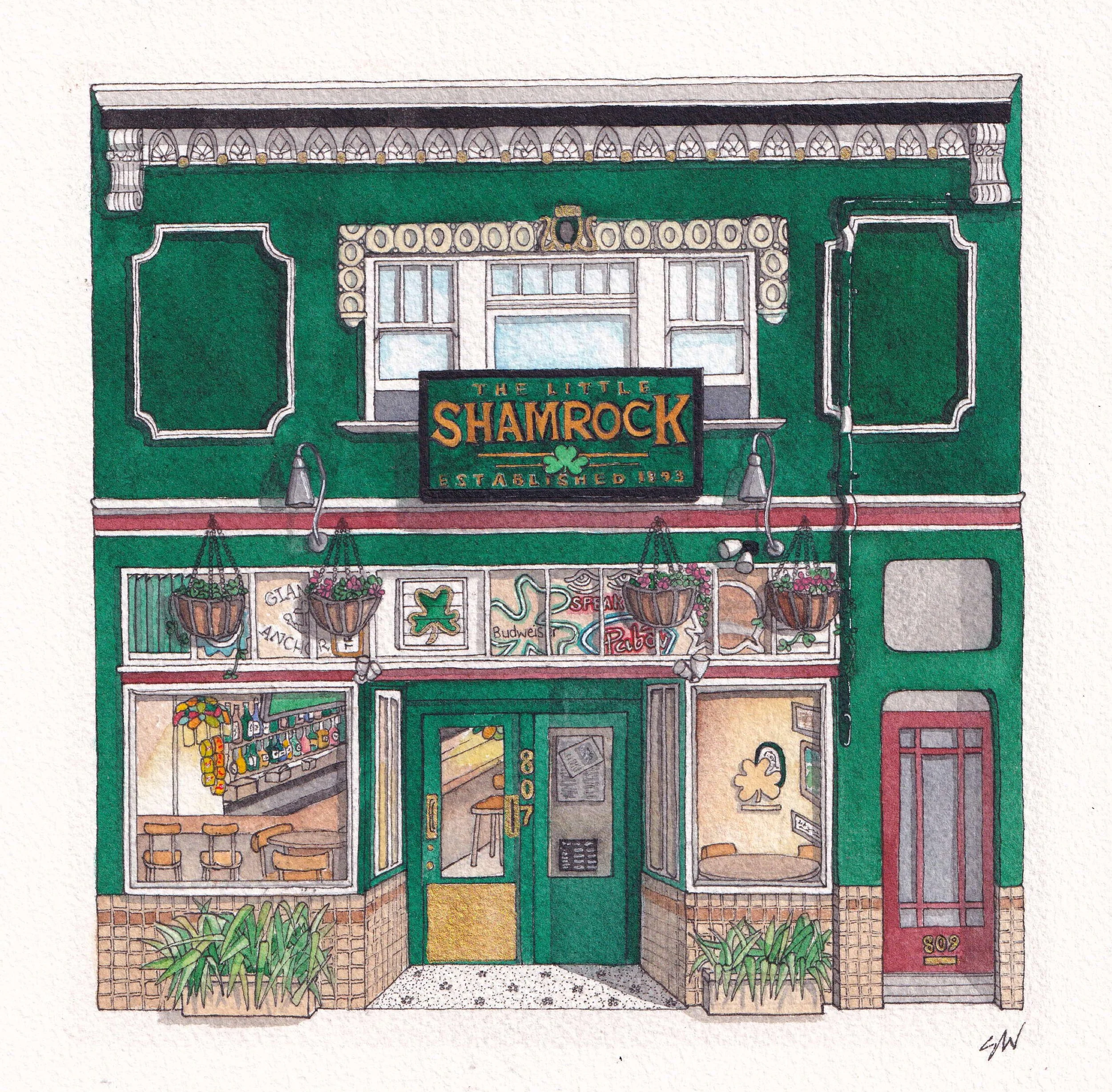 The Little Shamrock Print