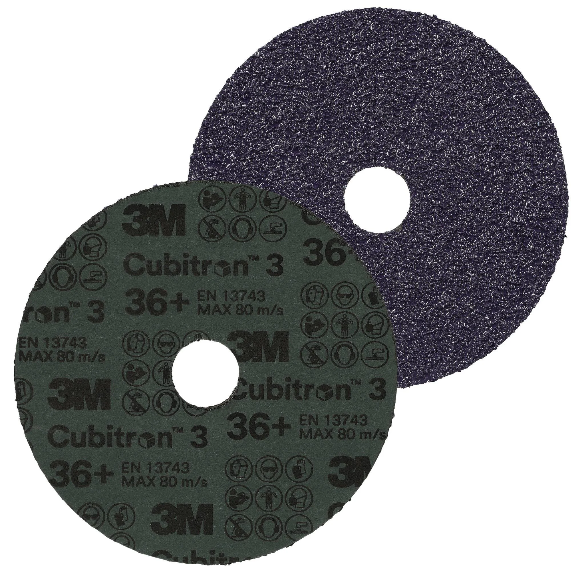 3M™ Cubitron™ III Abrasive Fibre 5" Disc