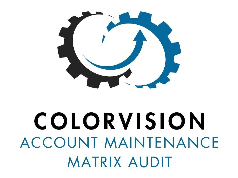 ColorVision AMM audit logo representing operational efficiency and process improvement services